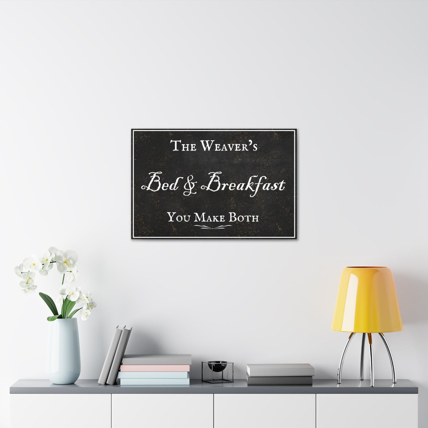 Custom "Bed & Breakfast" Wall Art - Weave Got Gifts - Unique Gifts You Won’t Find Anywhere Else!