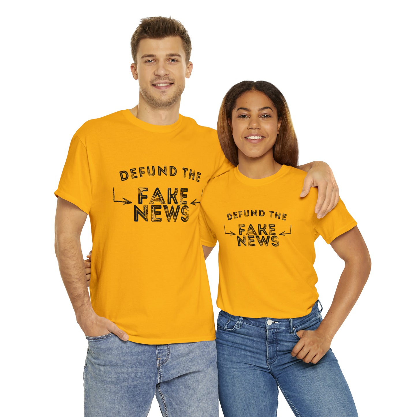 "Defund The Fake News" T-Shirt - Weave Got Gifts - Unique Gifts You Won’t Find Anywhere Else!