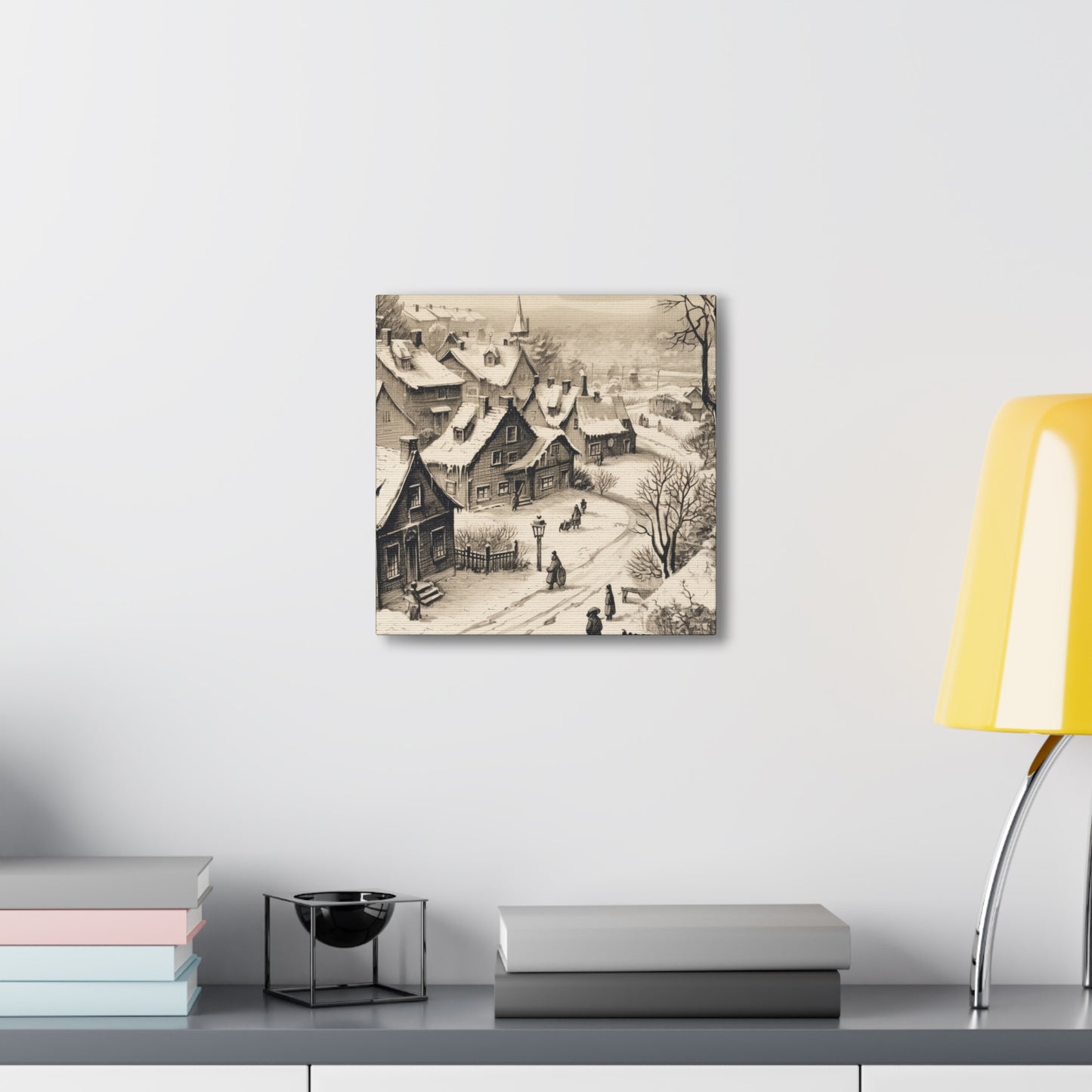 "Snowy Vintage Christmas" Wall Art - Weave Got Gifts - Unique Gifts You Won’t Find Anywhere Else!