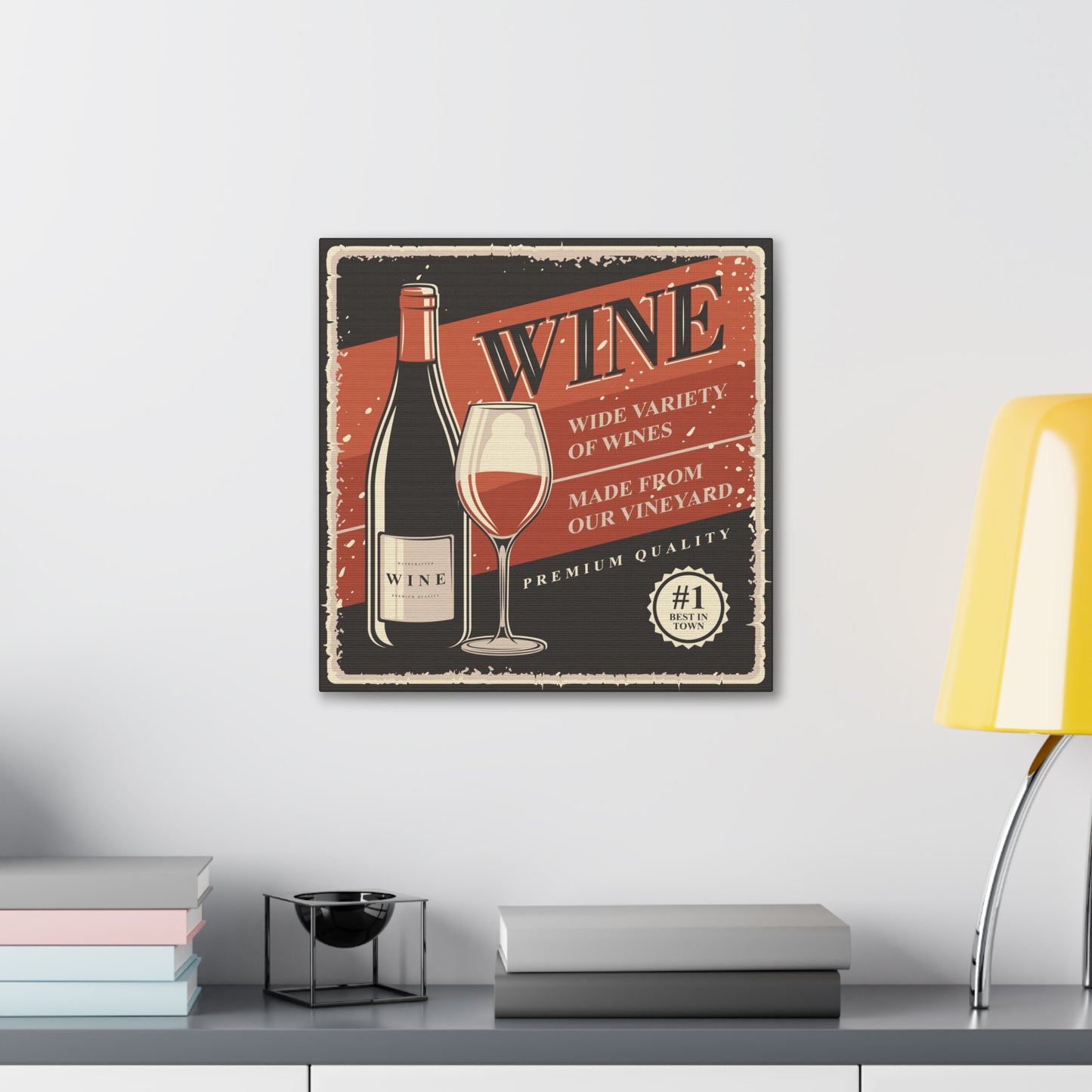 "Premium Quality Wine" Wall Art - Weave Got Gifts - Unique Gifts You Won’t Find Anywhere Else!