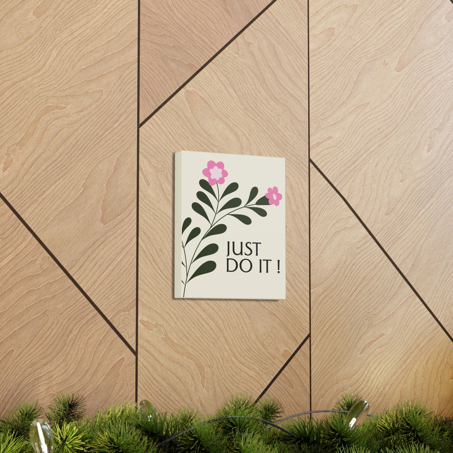 "Just Do It" Floral Wall Art - Weave Got Gifts - Unique Gifts You Won’t Find Anywhere Else!