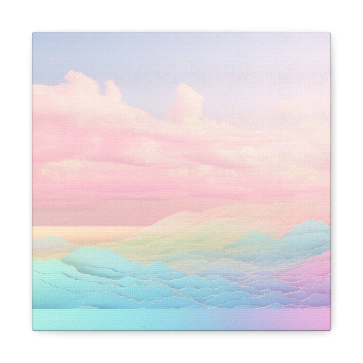 "Rainbow Clouds Abstract" Wall Art - Weave Got Gifts - Unique Gifts You Won’t Find Anywhere Else!