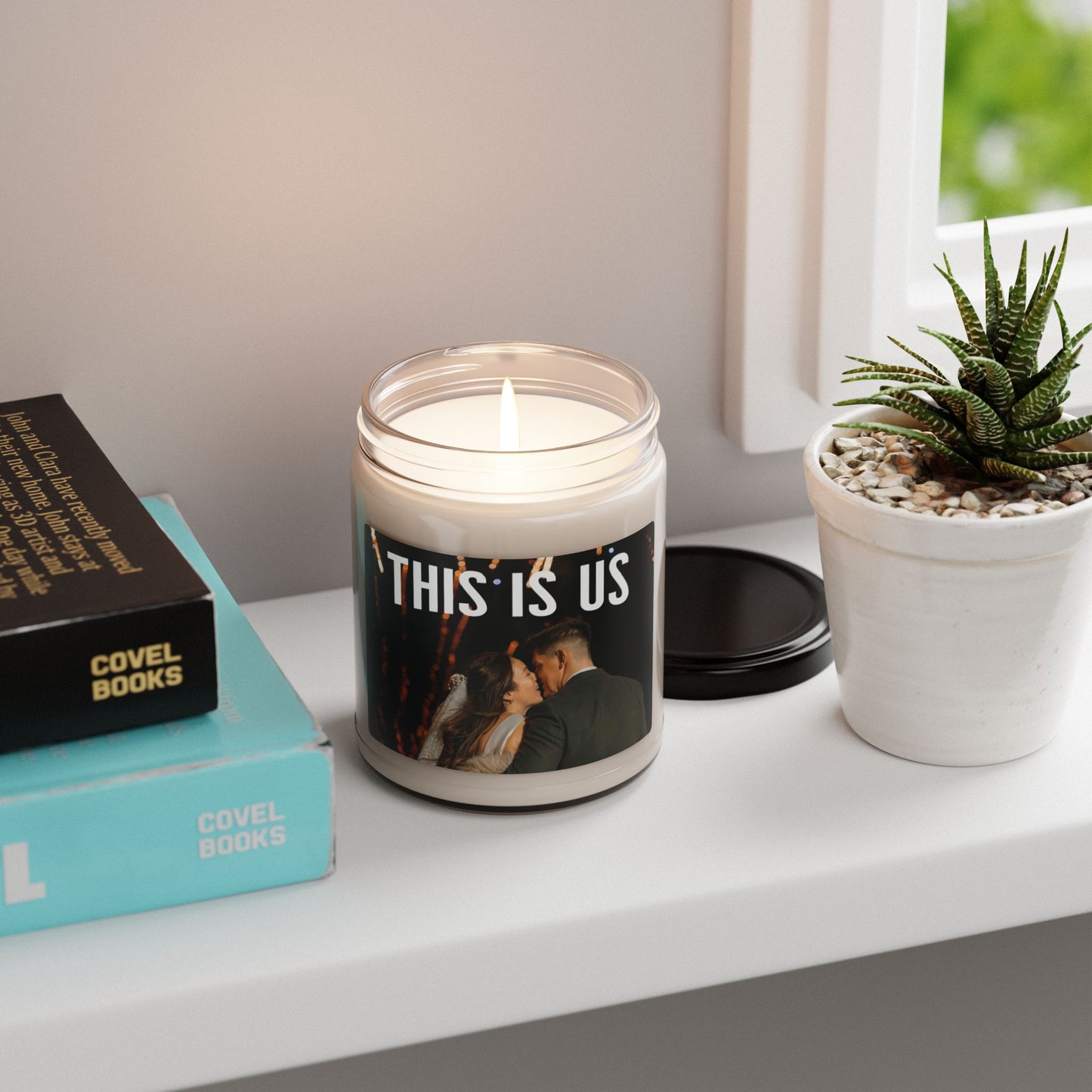 Custom Photo & Text Candle