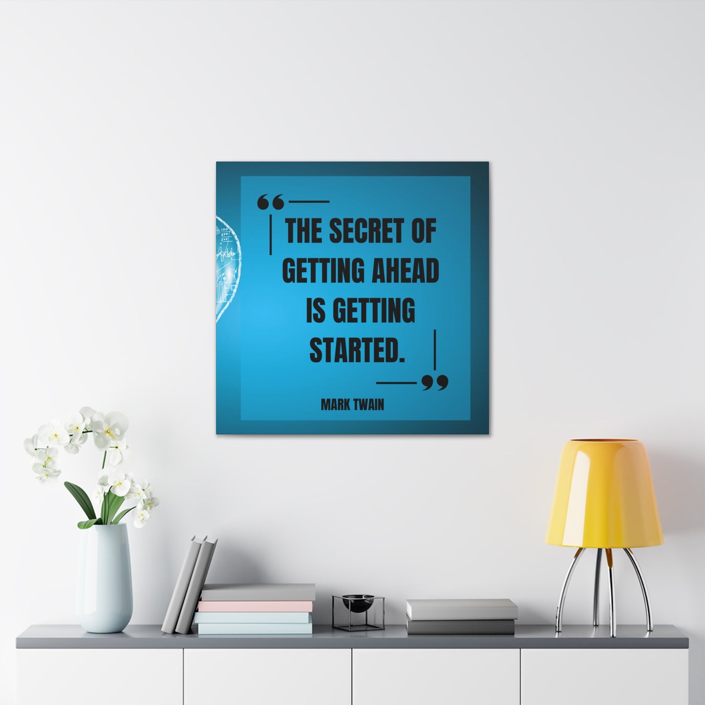 "The Secret To Getting Ahead" Wall Art - Weave Got Gifts - Unique Gifts You Won’t Find Anywhere Else!
