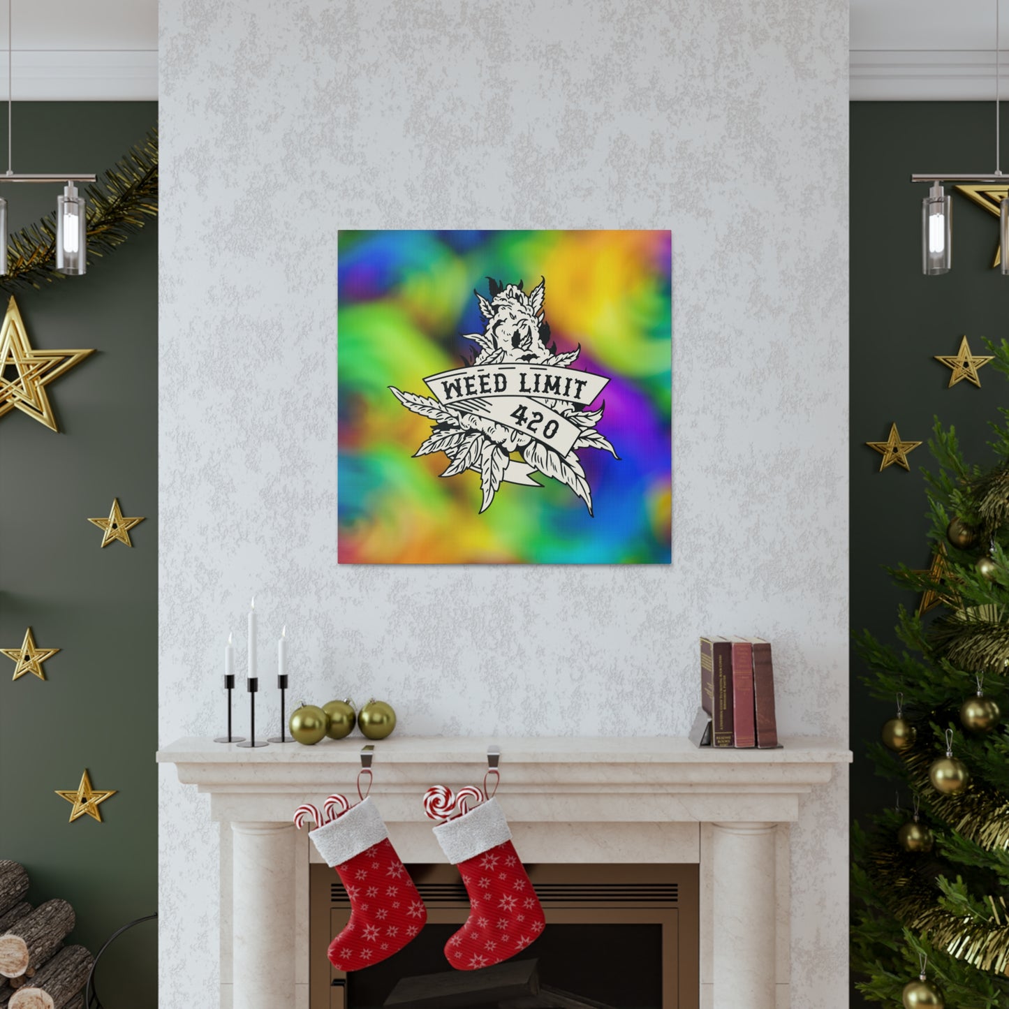 "Trippy Weed Limit 420" Wall Art - Weave Got Gifts - Unique Gifts You Won’t Find Anywhere Else!
