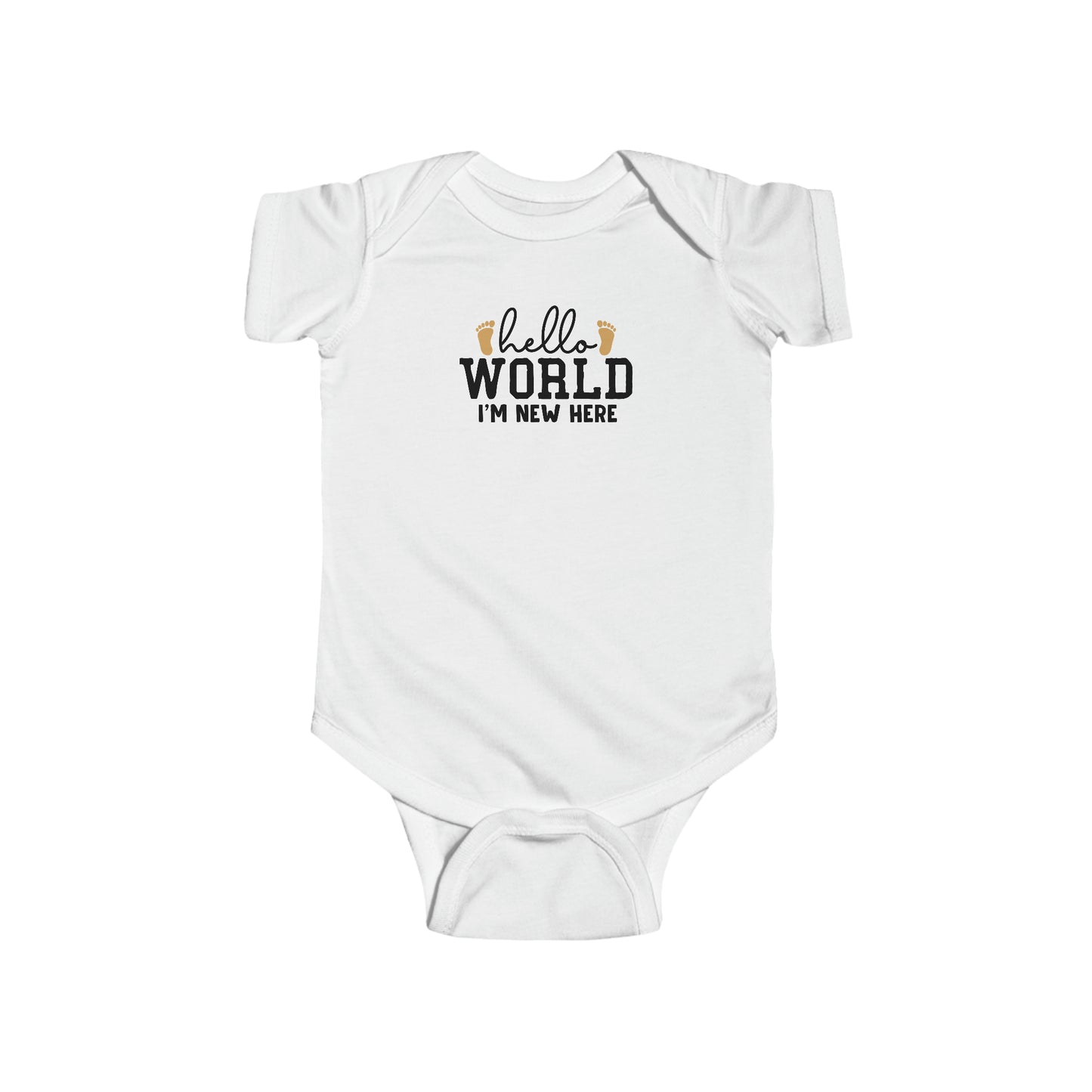 "Hello World, I'm New Here" Infant Bodysuit - Weave Got Gifts - Unique Gifts You Won’t Find Anywhere Else!