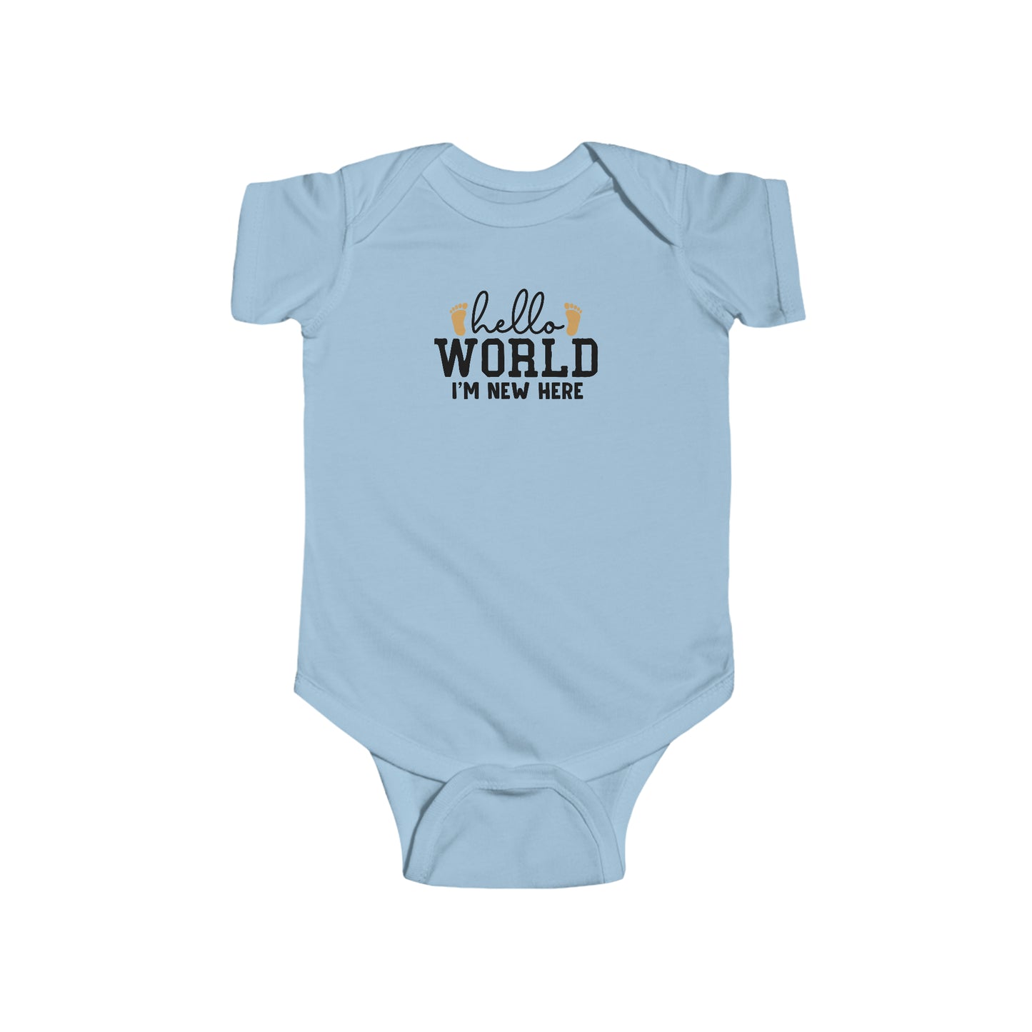 "Hello World, I'm New Here" Infant Bodysuit - Weave Got Gifts - Unique Gifts You Won’t Find Anywhere Else!
