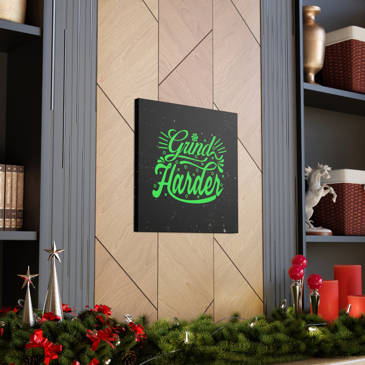 "Grind Harder" Wall Art - Weave Got Gifts - Unique Gifts You Won’t Find Anywhere Else!