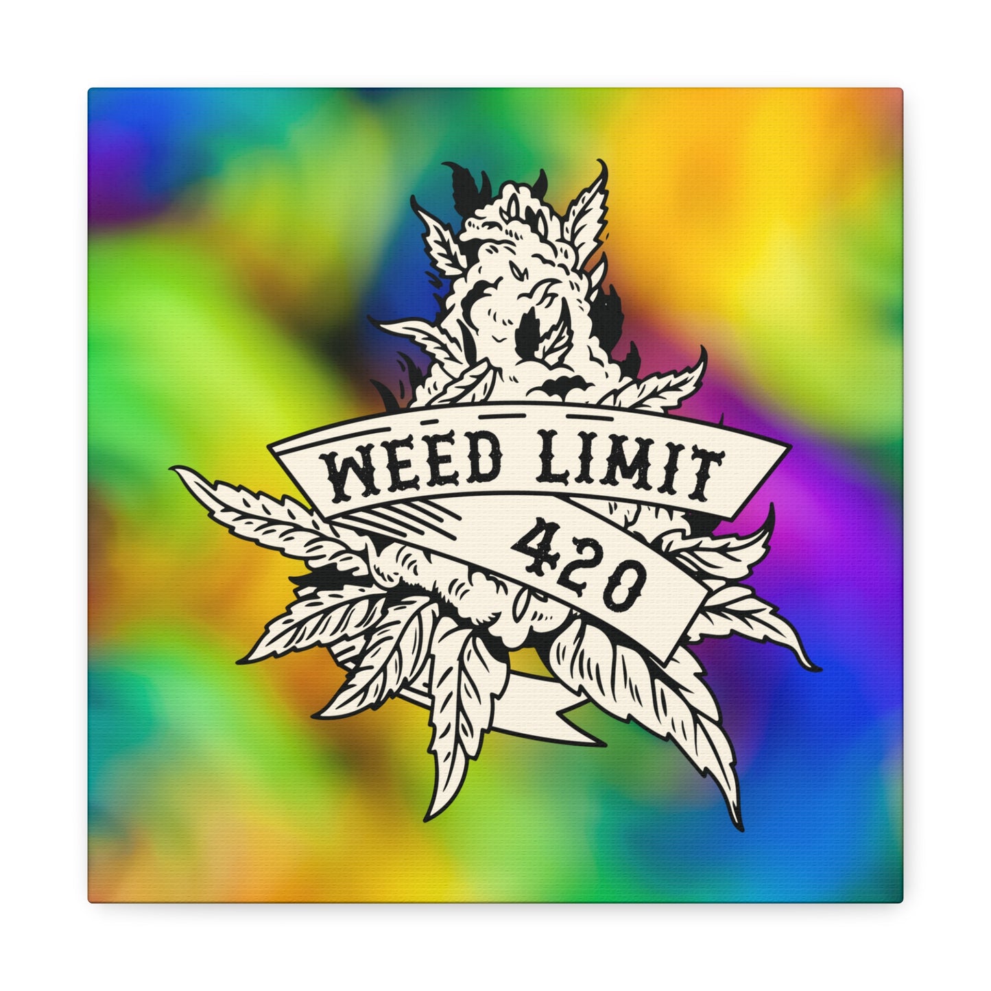 "Trippy Weed Limit 420" Wall Art - Weave Got Gifts - Unique Gifts You Won’t Find Anywhere Else!