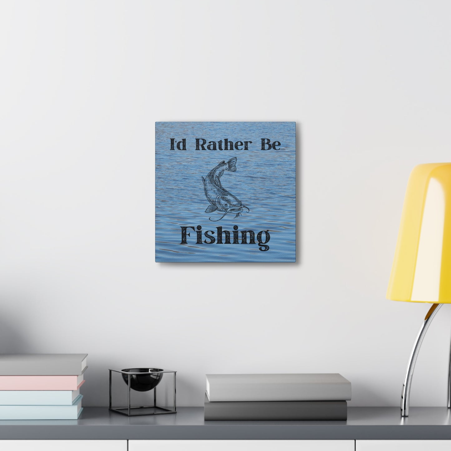 "I'd Rather Be Fishing" Wall Art - Weave Got Gifts - Unique Gifts You Won’t Find Anywhere Else!