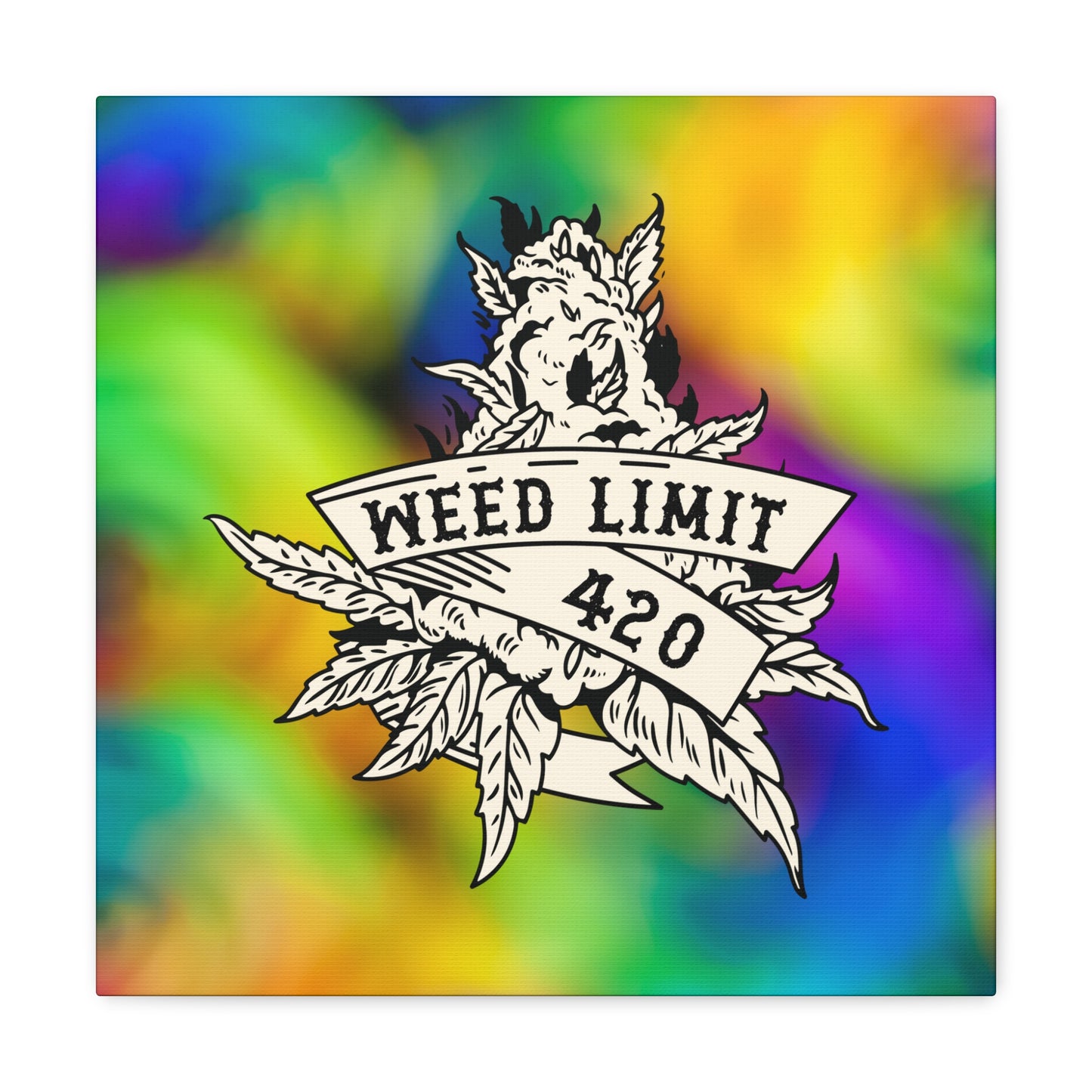 "Trippy Weed Limit 420" Wall Art - Weave Got Gifts - Unique Gifts You Won’t Find Anywhere Else!