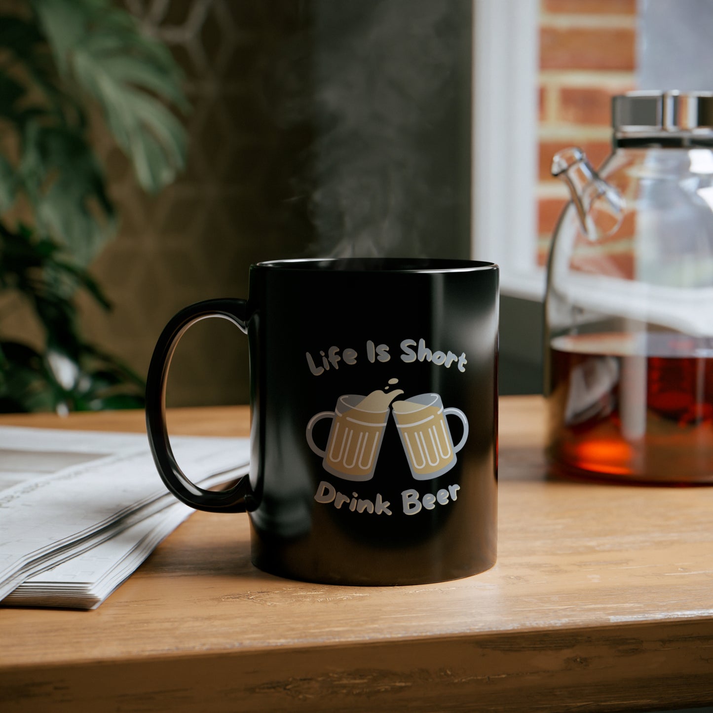 "Life Is Short, Drink Some Beer" Coffee Mug - Weave Got Gifts - Unique Gifts You Won’t Find Anywhere Else!