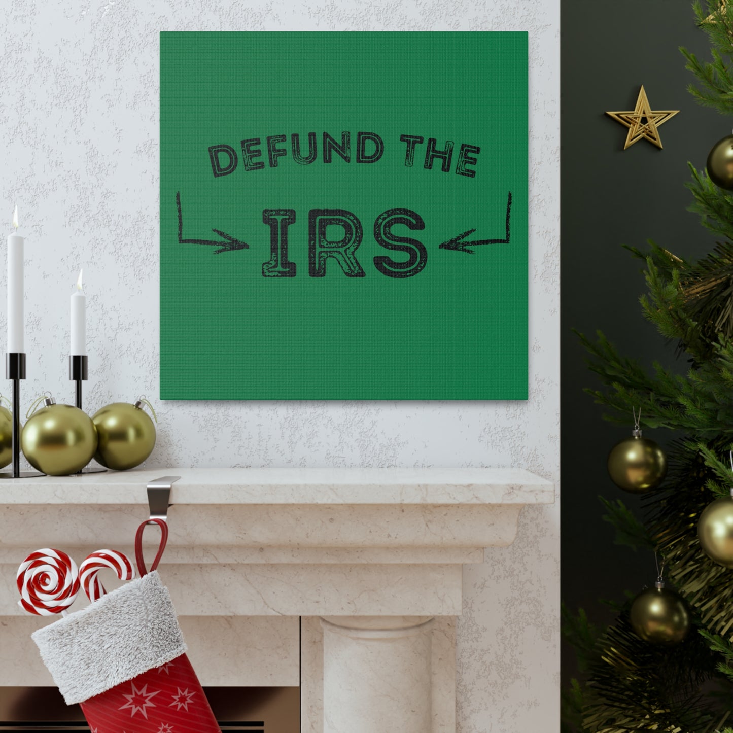 "Defund The IRS" Wall Art - Weave Got Gifts - Unique Gifts You Won’t Find Anywhere Else!
