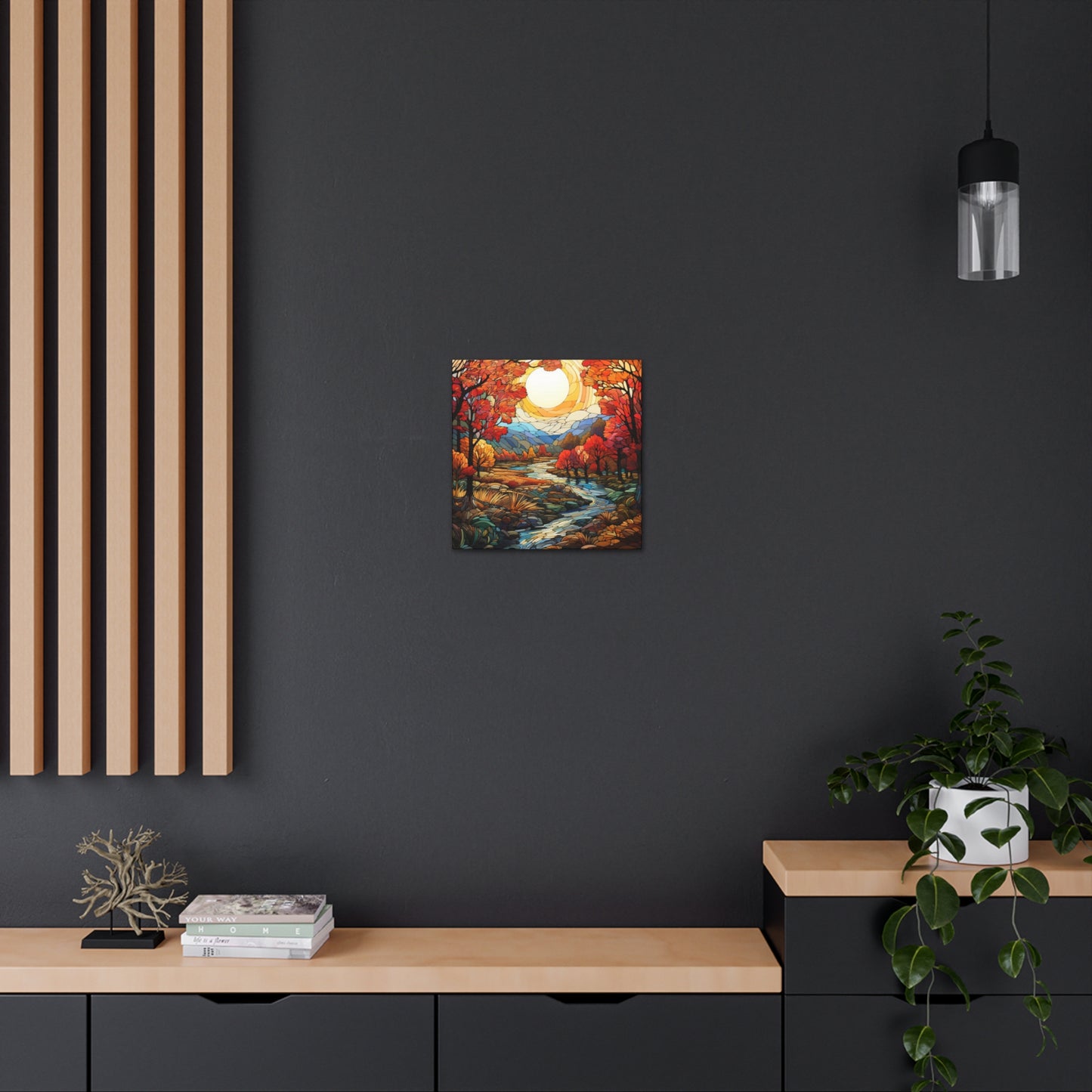 "Riverside Serenity" Wall Art - Weave Got Gifts - Unique Gifts You Won’t Find Anywhere Else!