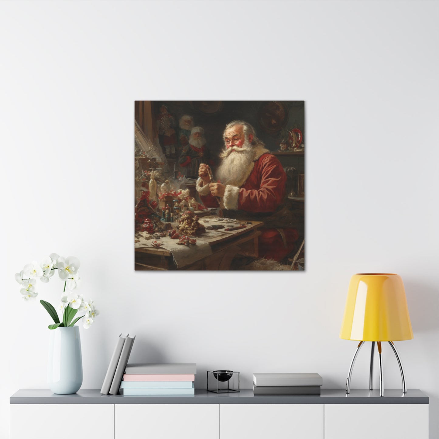 "Vintage Santa" Wall Art - Weave Got Gifts - Unique Gifts You Won’t Find Anywhere Else!