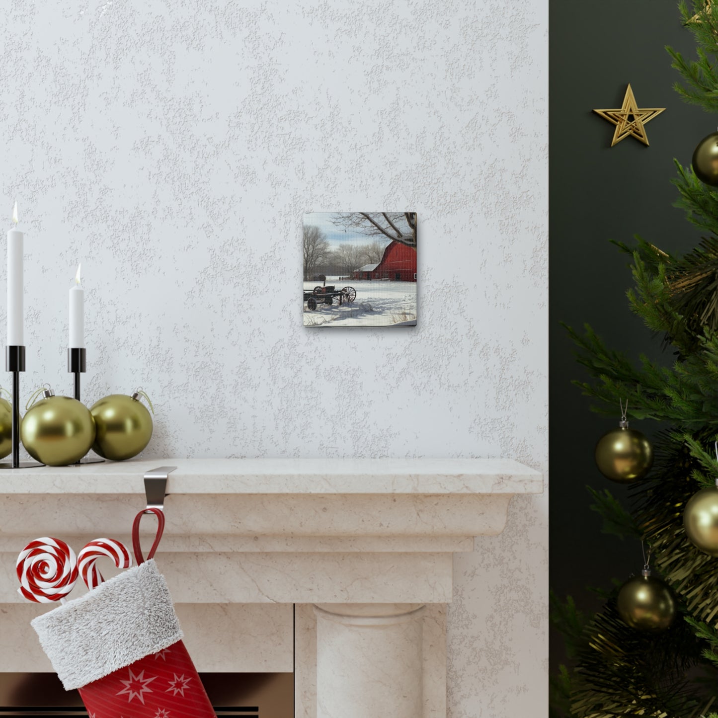 "Winter Farm Memories" Wall Art - Weave Got Gifts - Unique Gifts You Won’t Find Anywhere Else!