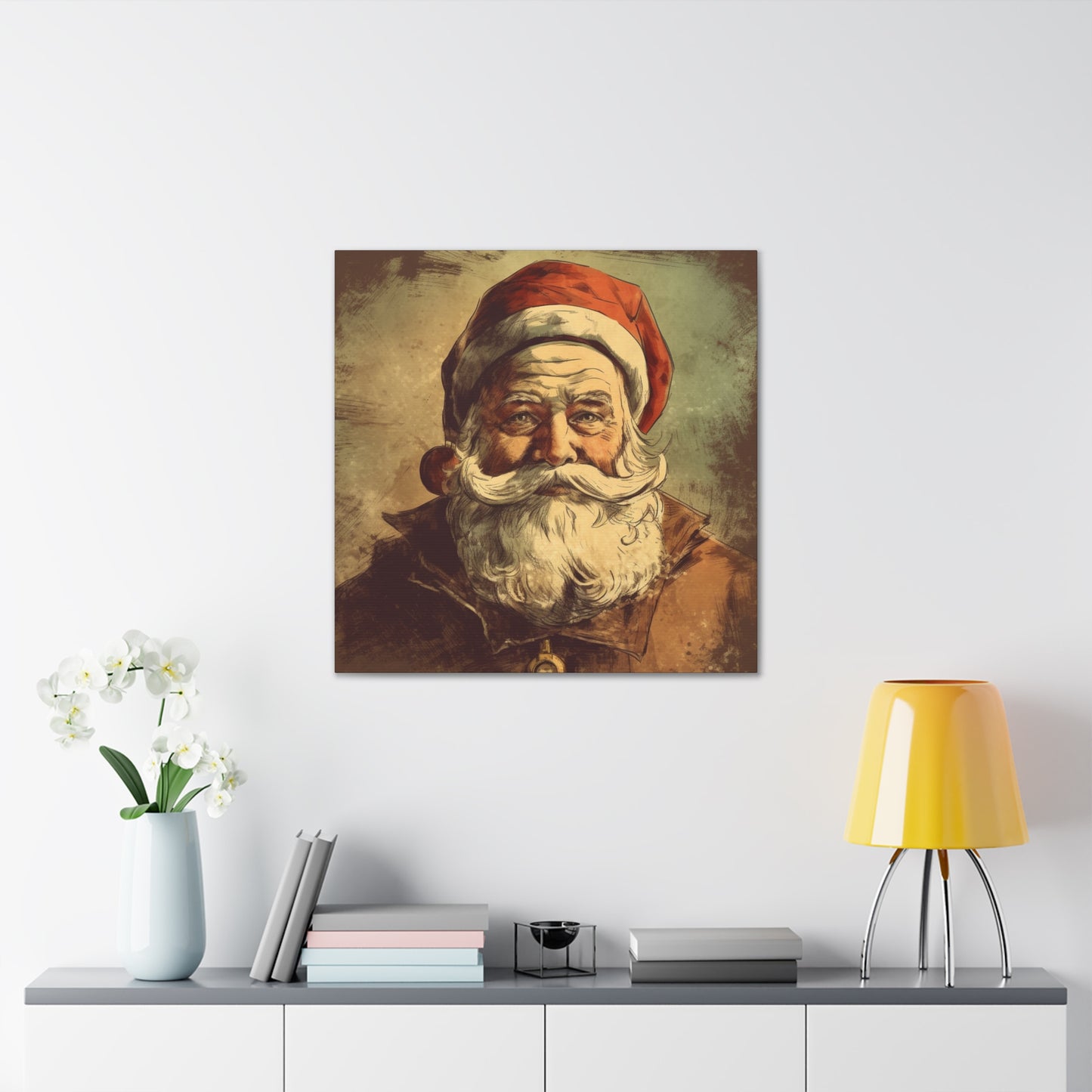 "Vintage Santa Christmas" Wall Art - Weave Got Gifts - Unique Gifts You Won’t Find Anywhere Else!