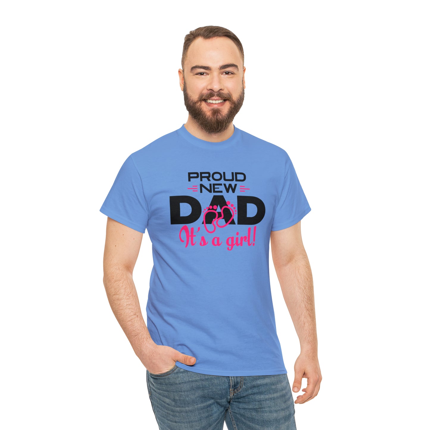 "Proud New Girl Dad" T-Shirt - Weave Got Gifts - Unique Gifts You Won’t Find Anywhere Else!