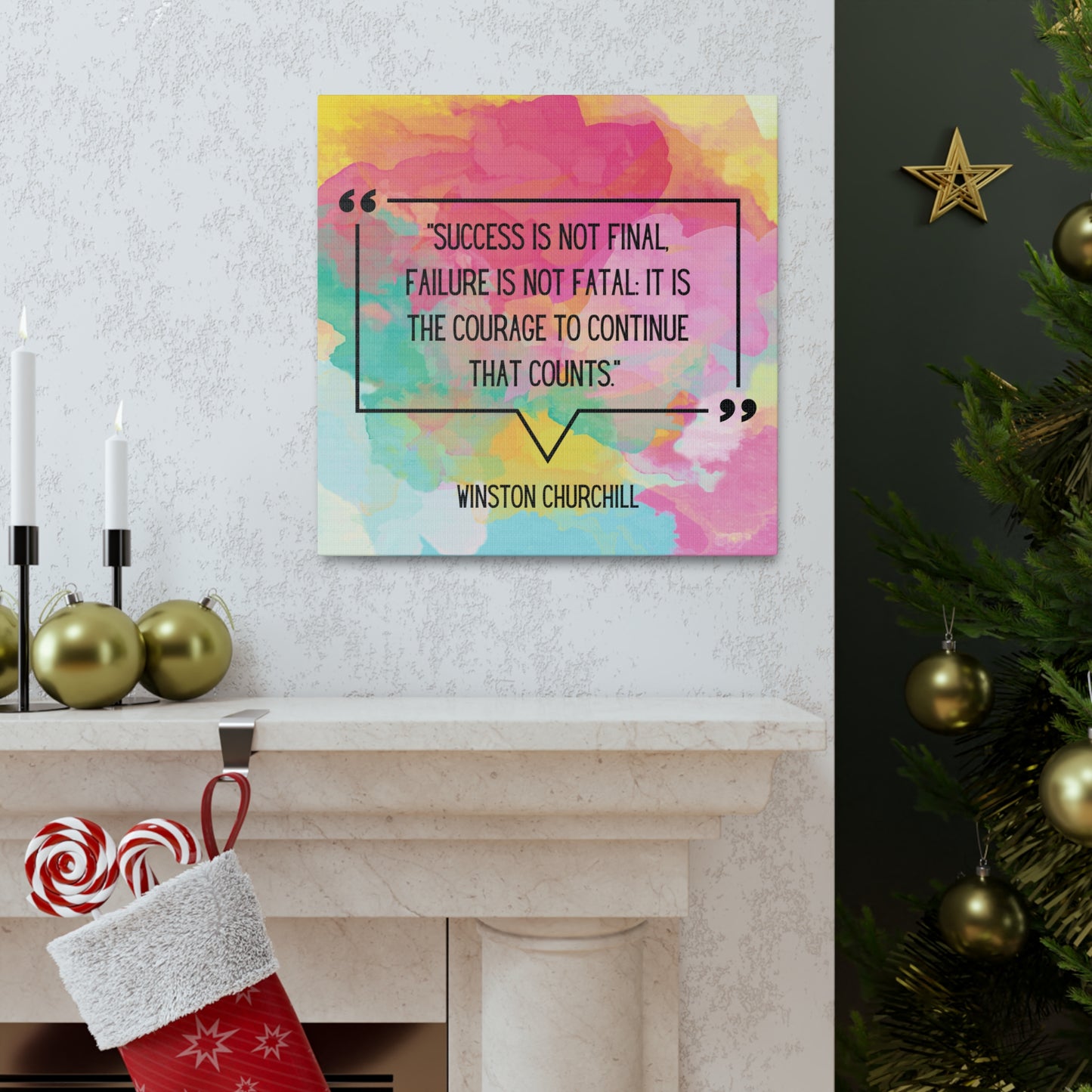 "Failure Is Not Fatal" Wall Art - Weave Got Gifts - Unique Gifts You Won’t Find Anywhere Else!