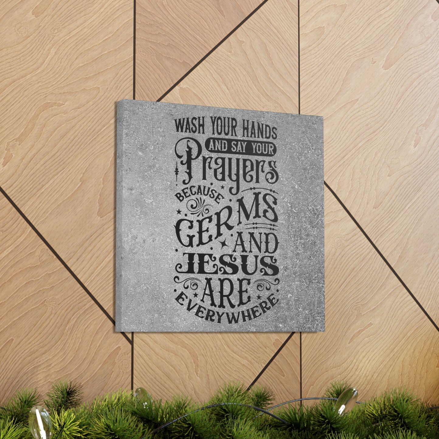 "Wash Your Hands & Say Your Prayers" Wall Art - Weave Got Gifts - Unique Gifts You Won’t Find Anywhere Else!