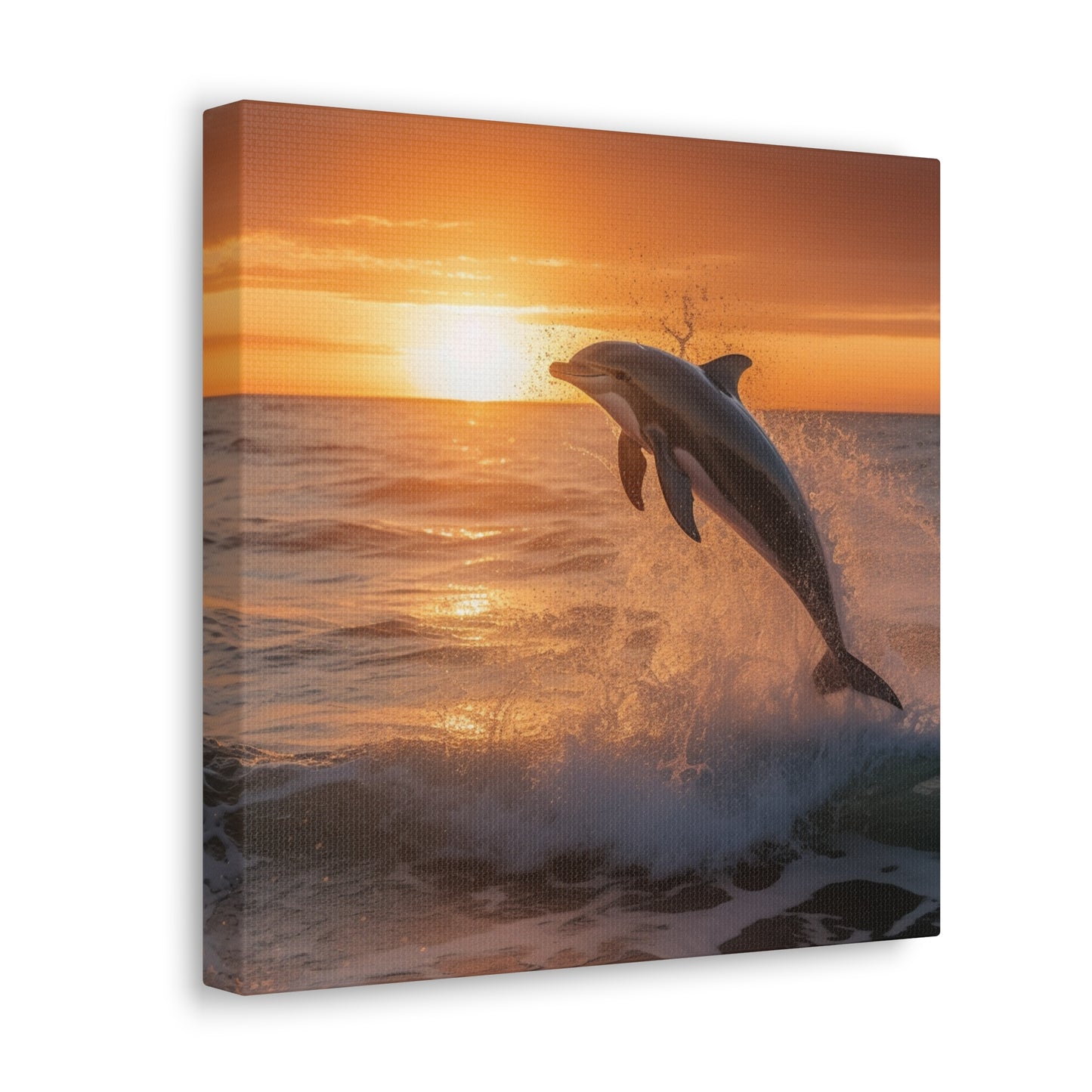 "Dolphin Sunset" Wall Art - Weave Got Gifts - Unique Gifts You Won’t Find Anywhere Else!