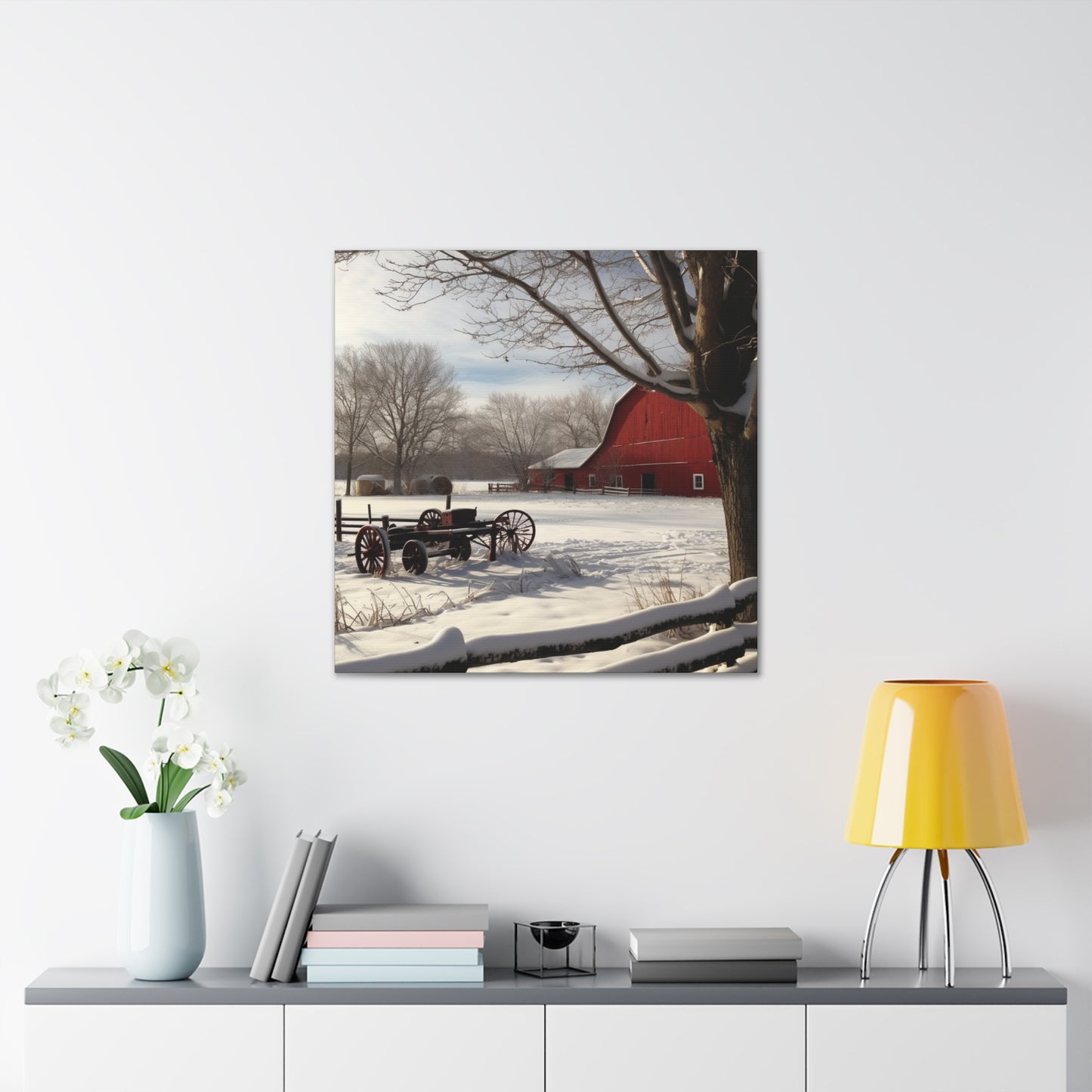 "Winter Farm Memories" Wall Art - Weave Got Gifts - Unique Gifts You Won’t Find Anywhere Else!