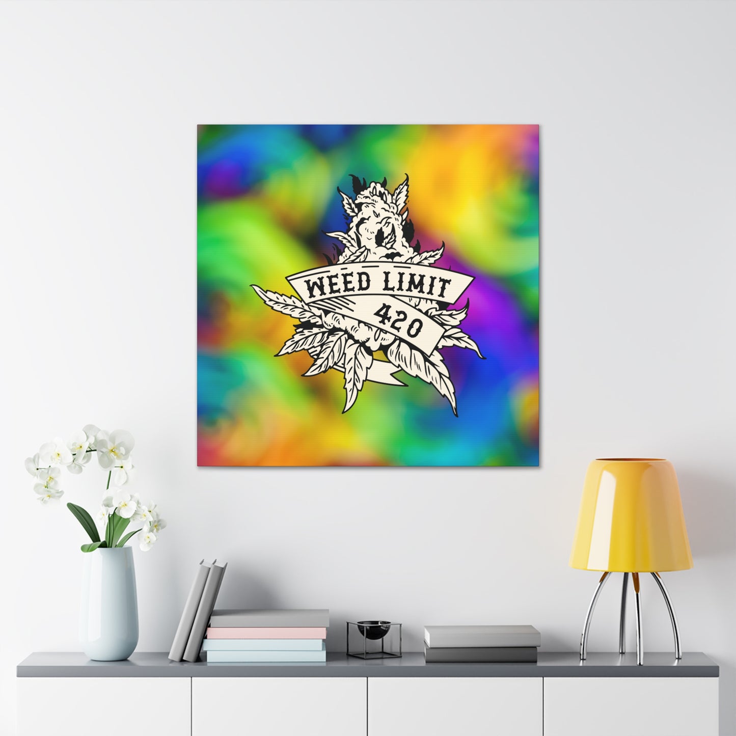 "Trippy Weed Limit 420" Wall Art - Weave Got Gifts - Unique Gifts You Won’t Find Anywhere Else!