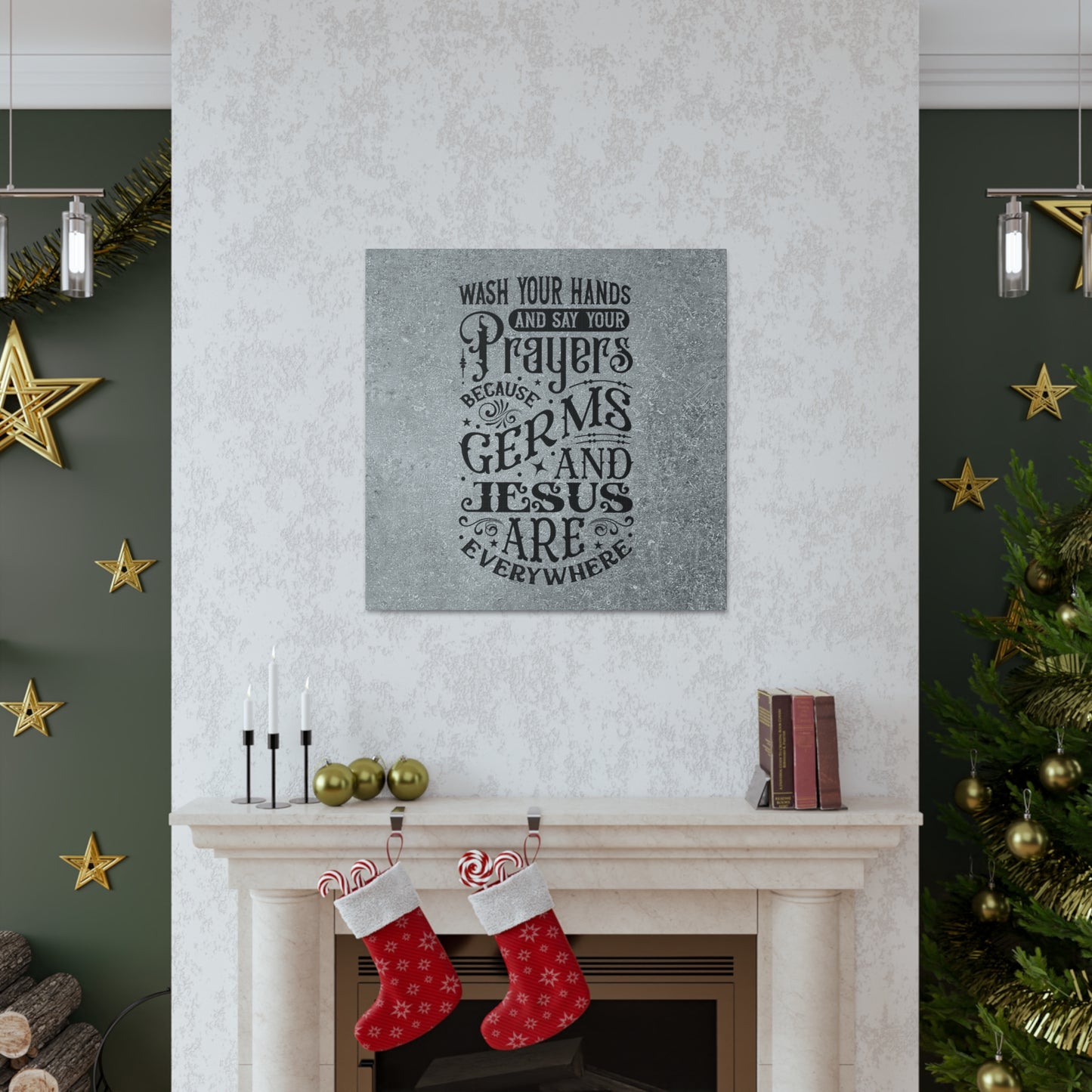 "Wash Your Hands & Say Your Prayers" Wall Art - Weave Got Gifts - Unique Gifts You Won’t Find Anywhere Else!