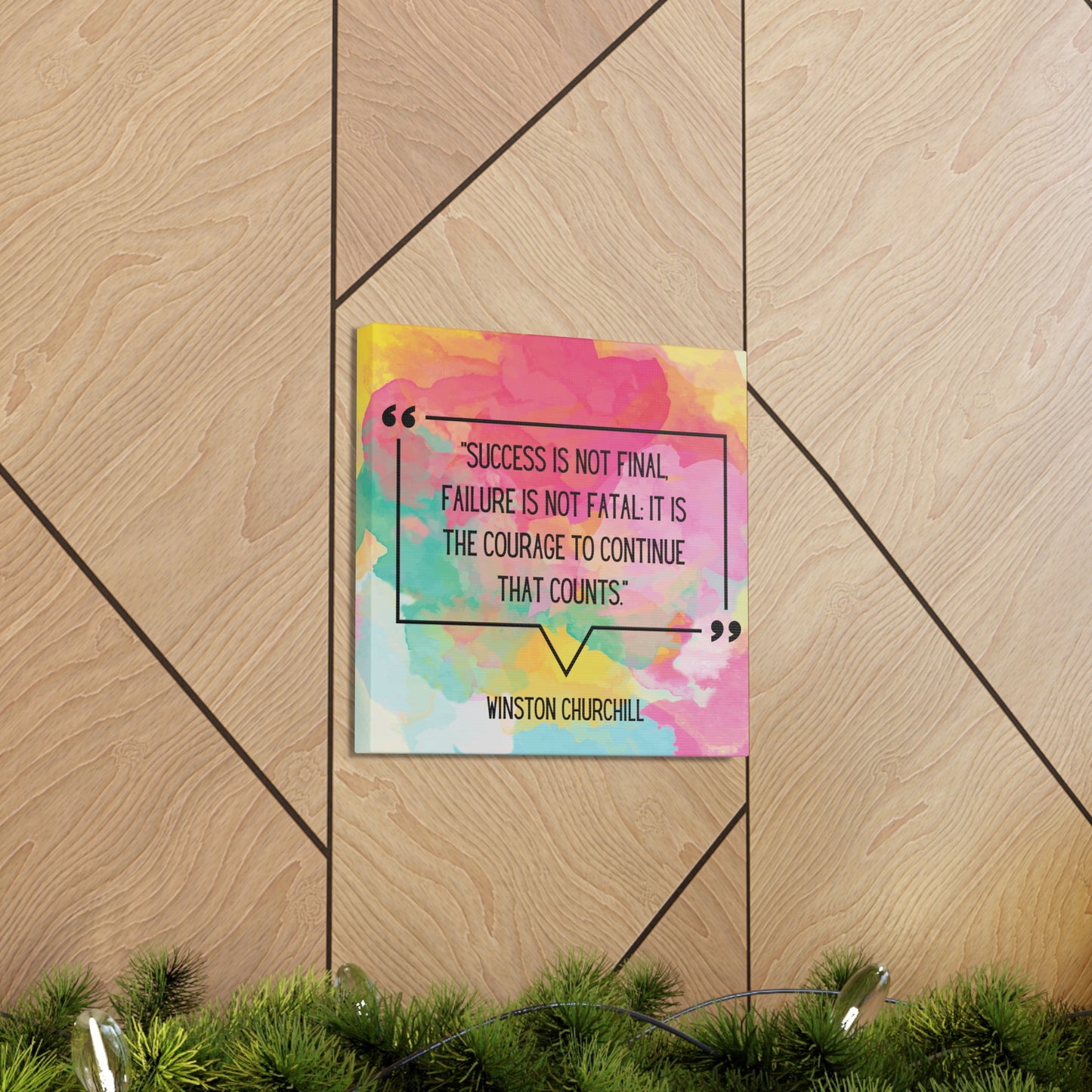 "Failure Is Not Fatal" Wall Art - Weave Got Gifts - Unique Gifts You Won’t Find Anywhere Else!