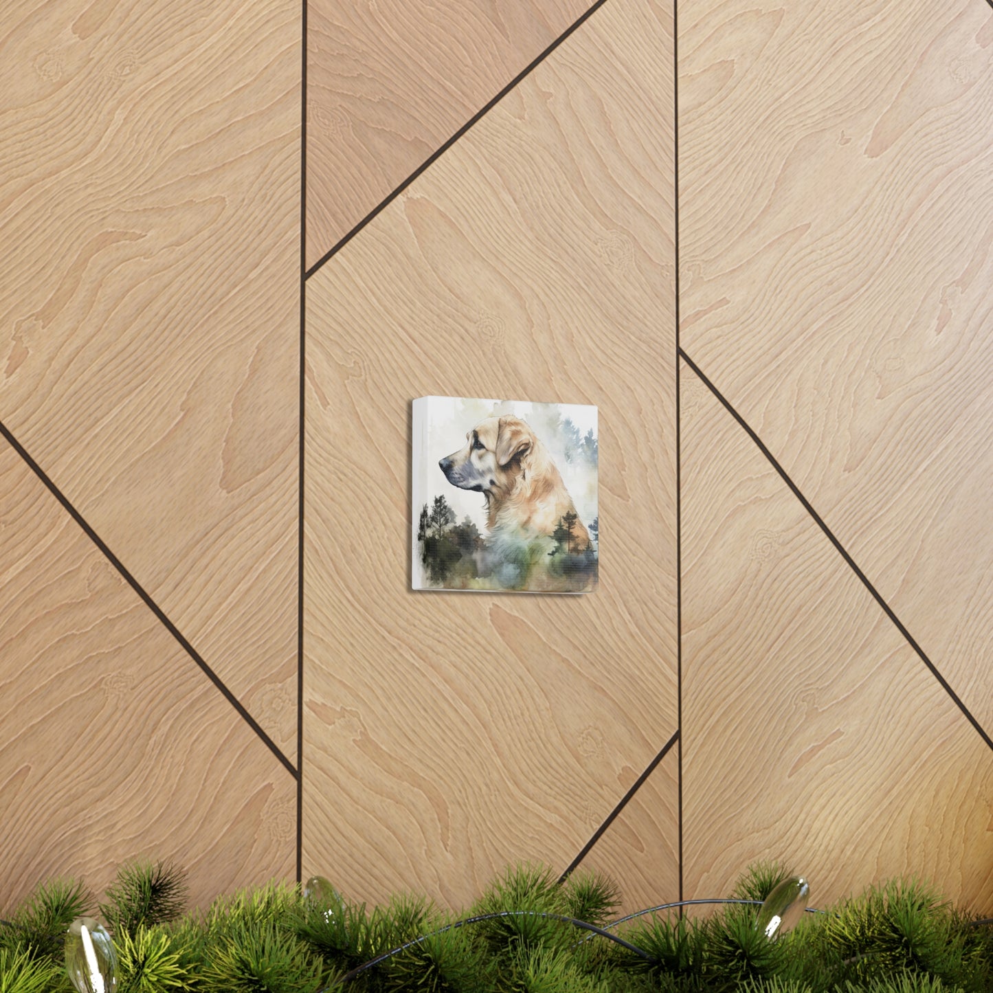 "Dog In The Woods" Watercolor Wall Art - Weave Got Gifts - Unique Gifts You Won’t Find Anywhere Else!