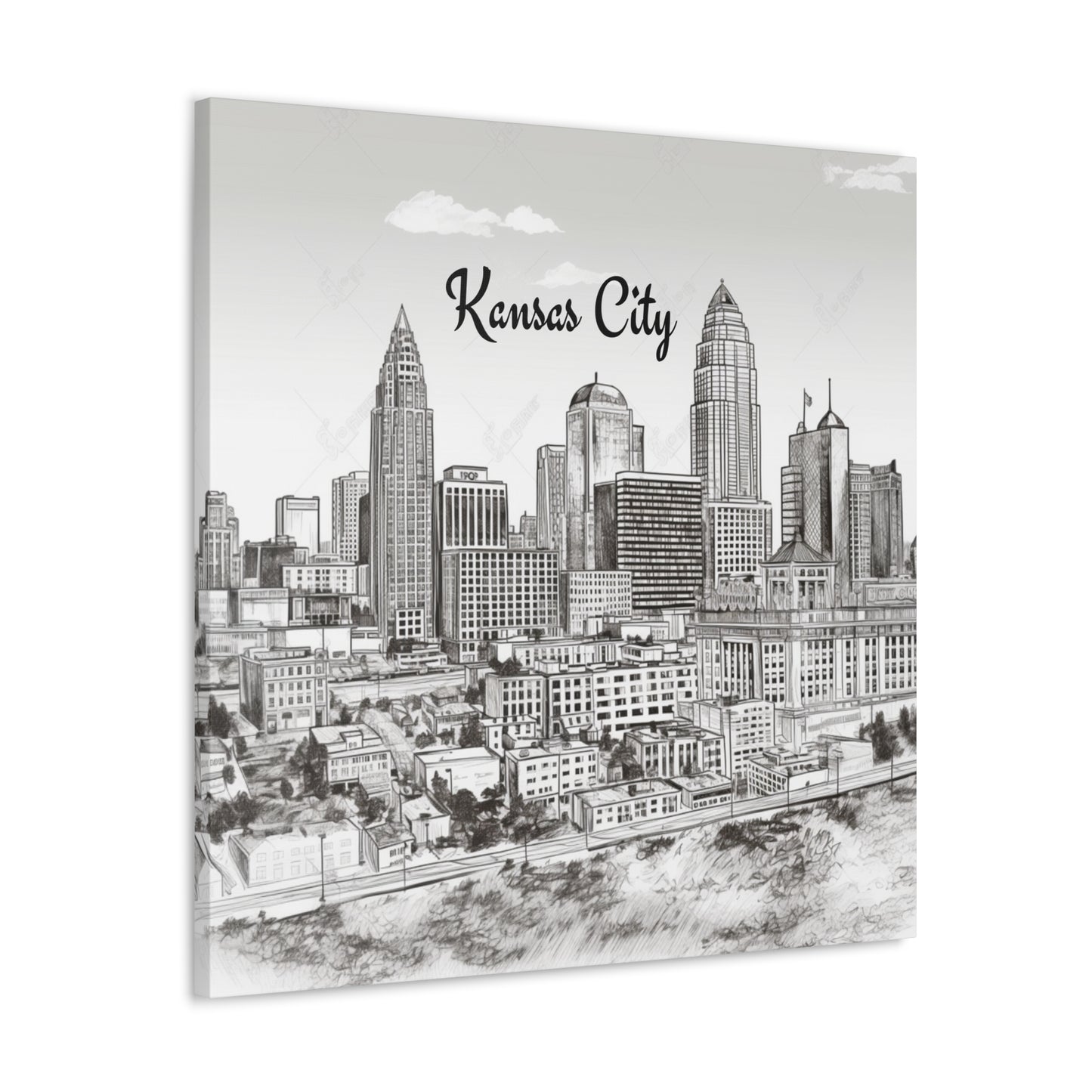 "Kansas City Skyline" Wall Art - Weave Got Gifts - Unique Gifts You Won’t Find Anywhere Else!
