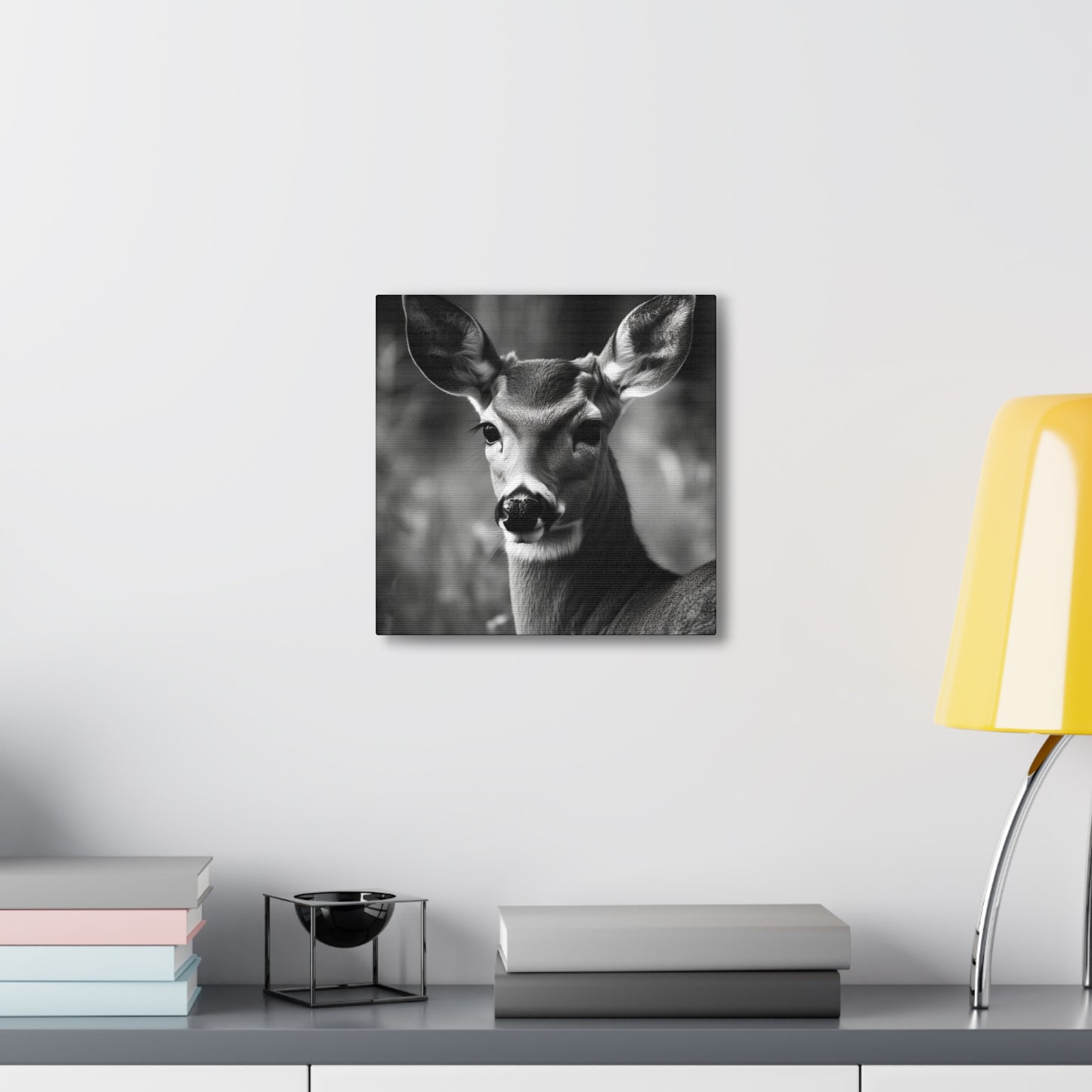"Black & White Doe" Hunting Wall Art - Weave Got Gifts - Unique Gifts You Won’t Find Anywhere Else!