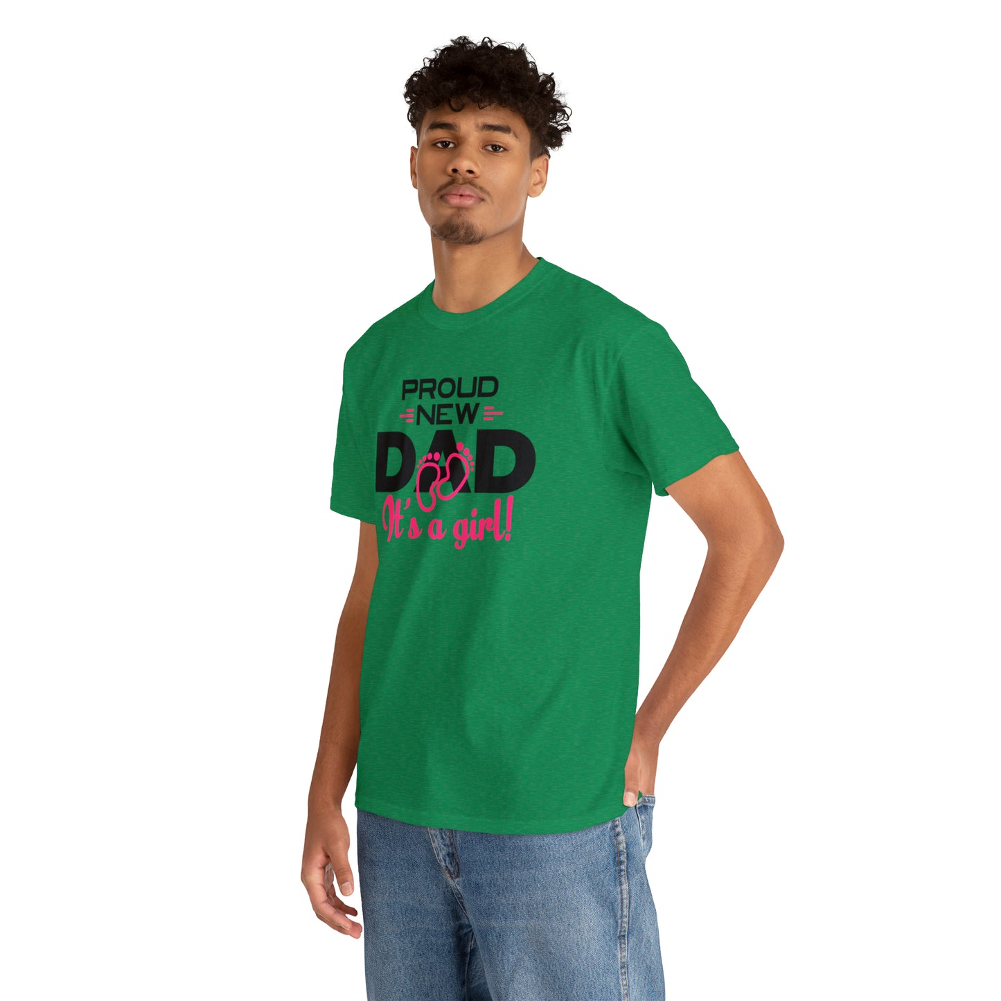 "Proud New Girl Dad" T-Shirt - Weave Got Gifts - Unique Gifts You Won’t Find Anywhere Else!
