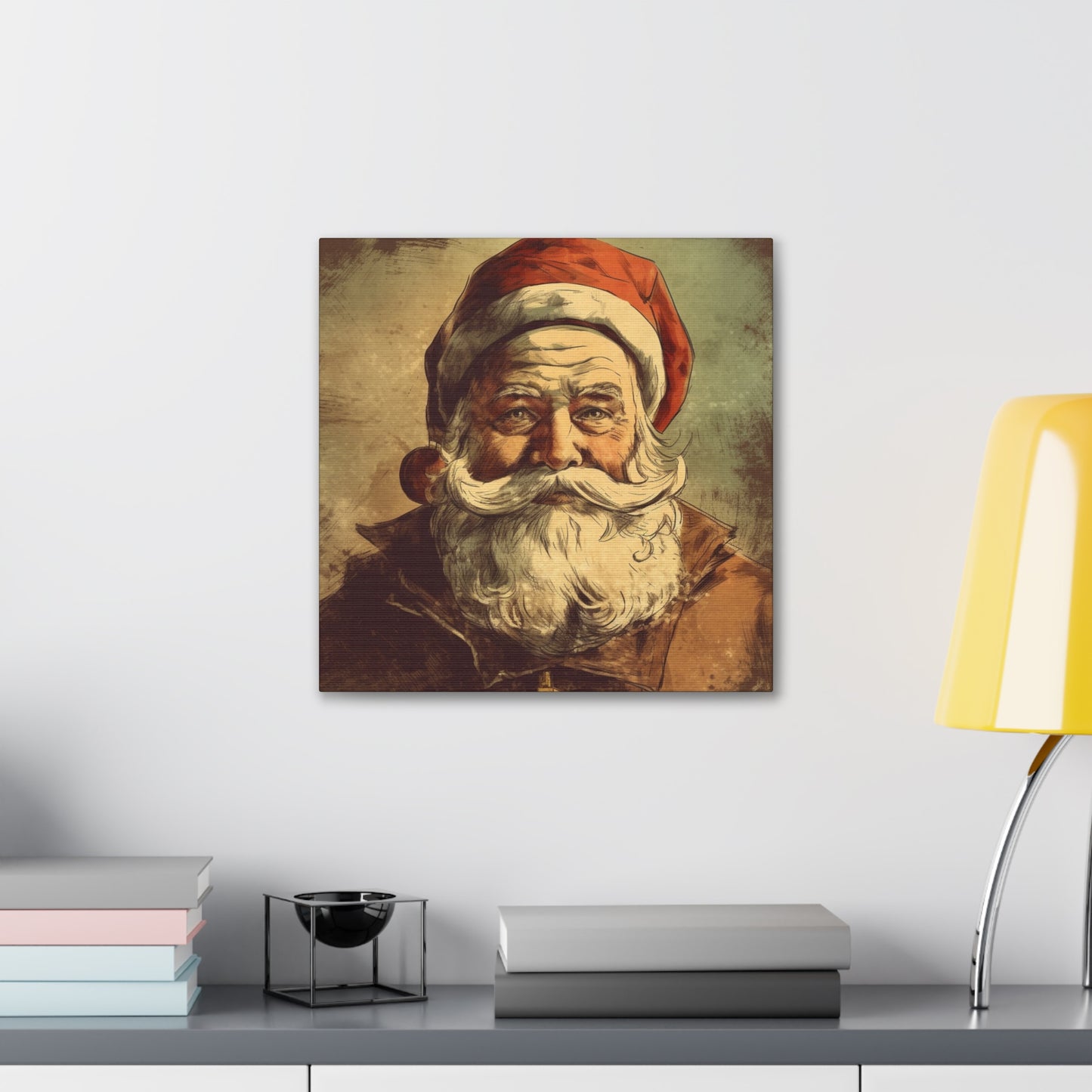 "Vintage Santa Christmas" Wall Art - Weave Got Gifts - Unique Gifts You Won’t Find Anywhere Else!