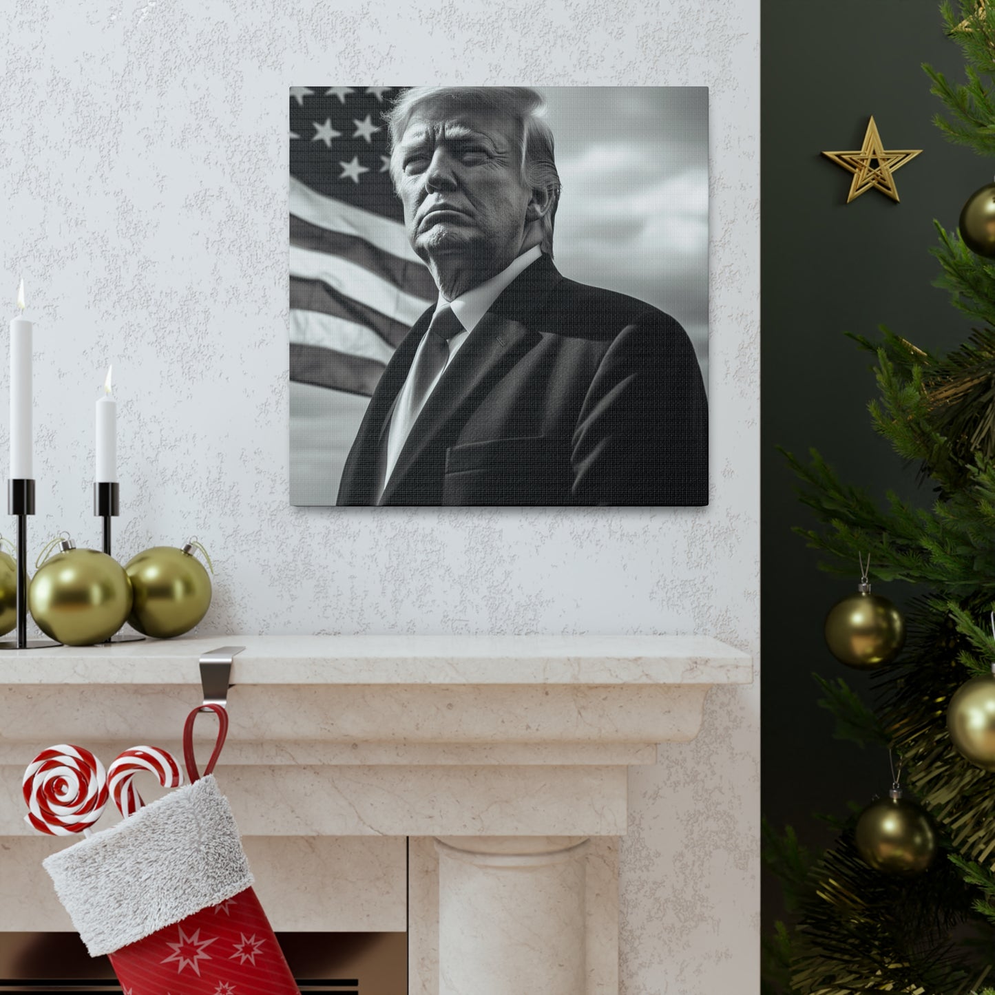 "American Donald Trump" Wall Art - Weave Got Gifts - Unique Gifts You Won’t Find Anywhere Else!