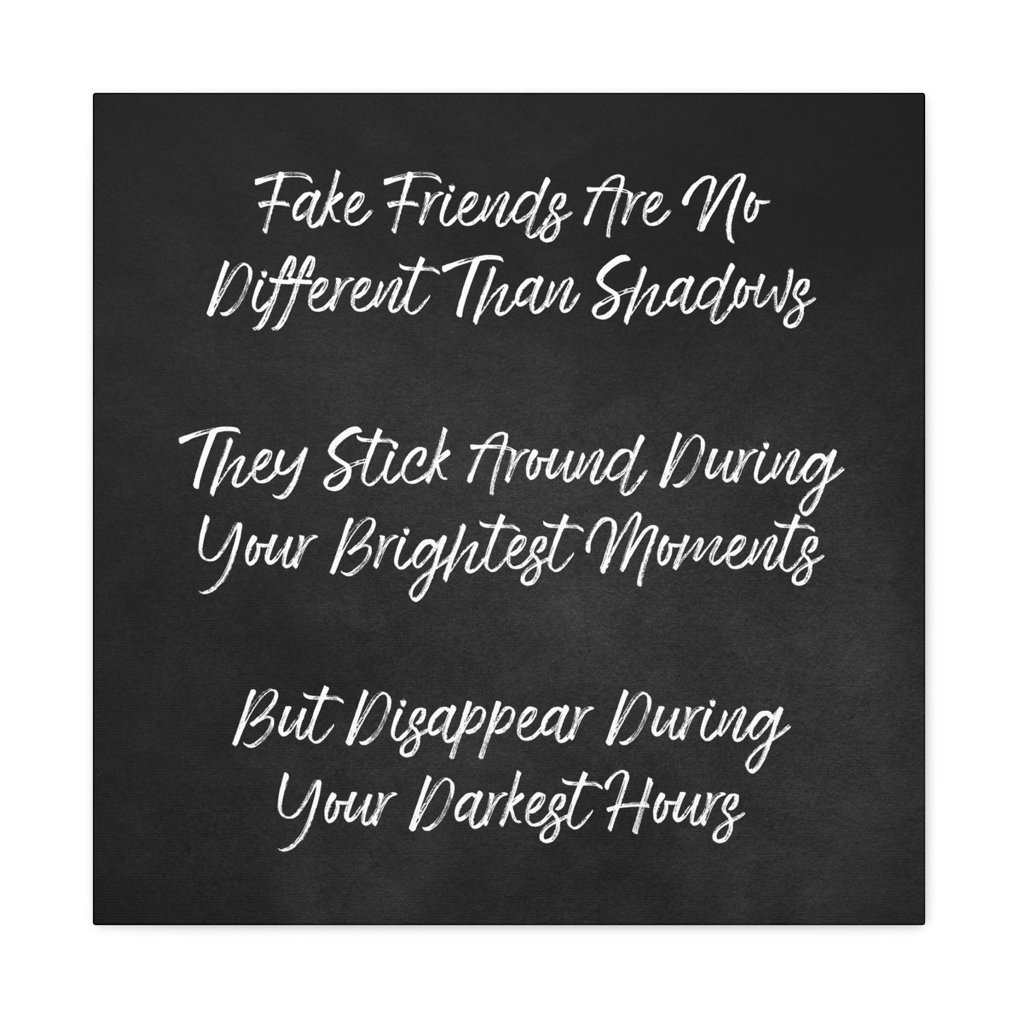 "Fake Friends" Wall Art - Weave Got Gifts - Unique Gifts You Won’t Find Anywhere Else!