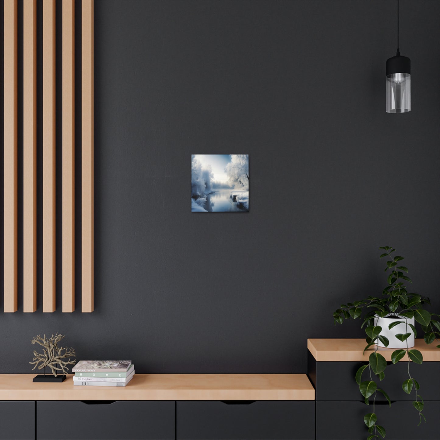"Winter Wonderland By The Creek" Wall Art - Weave Got Gifts - Unique Gifts You Won’t Find Anywhere Else!