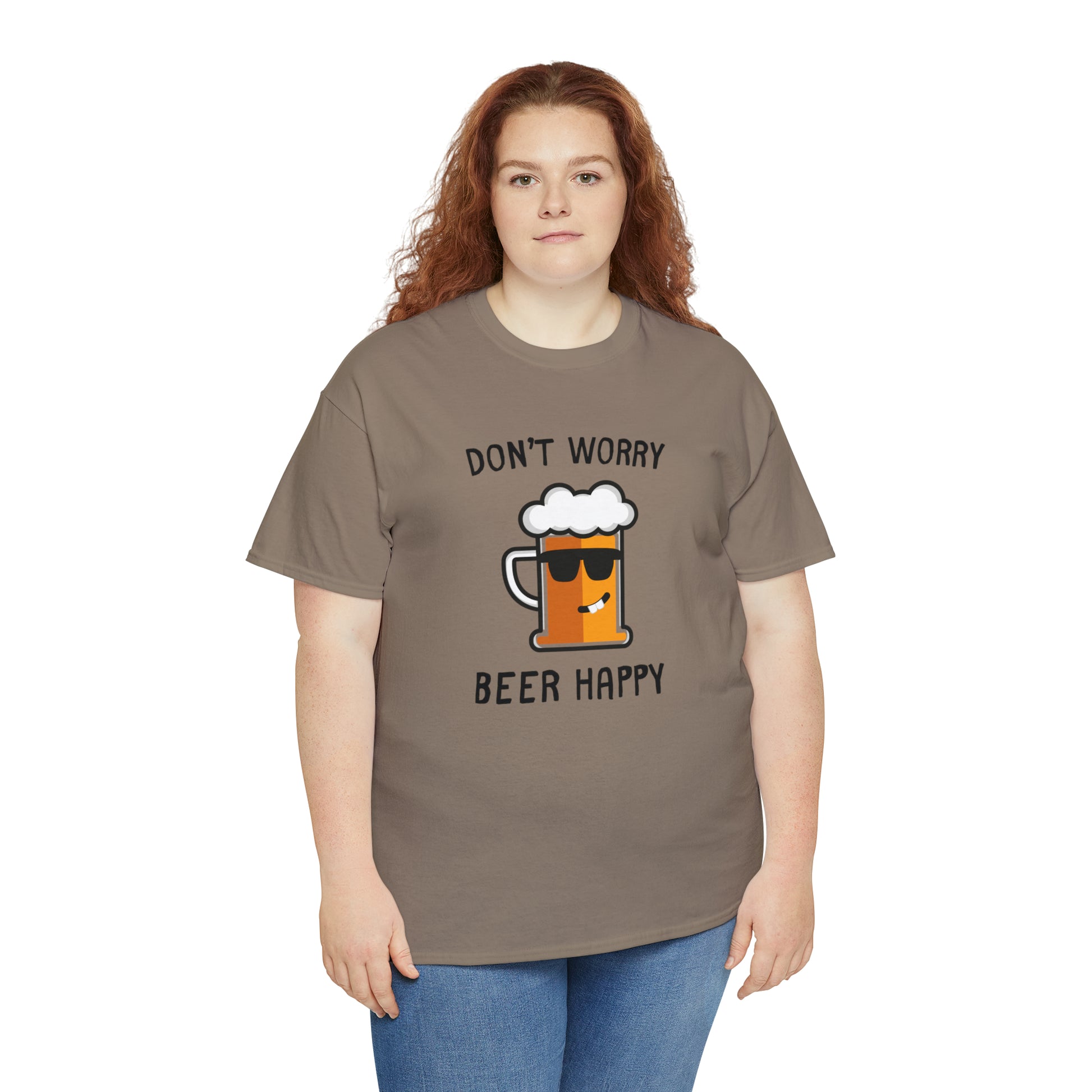 "Don't Worry, Beer Happy" T-Shirt - Weave Got Gifts - Unique Gifts You Won’t Find Anywhere Else!