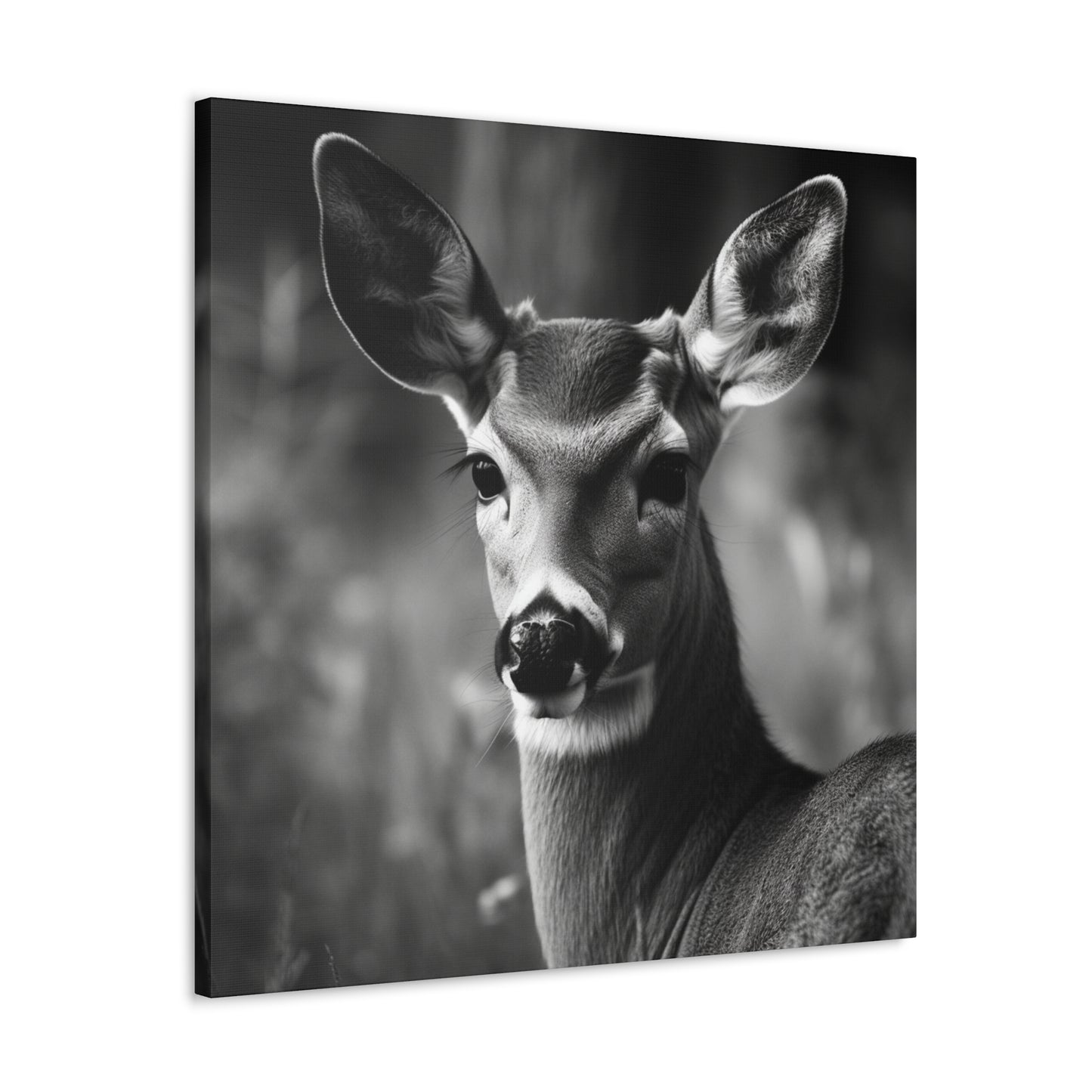 "Black & White Doe" Hunting Wall Art - Weave Got Gifts - Unique Gifts You Won’t Find Anywhere Else!