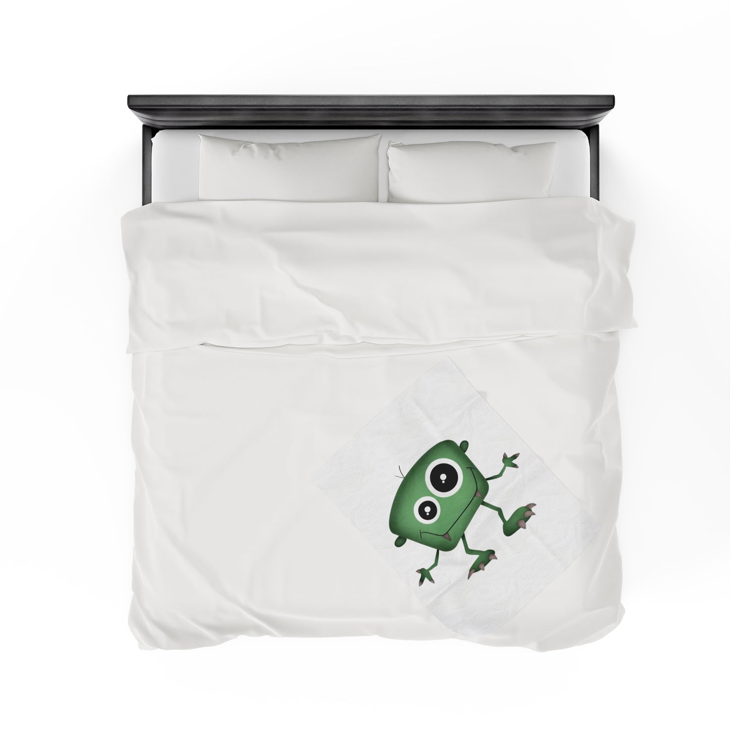 "Green Monster" Plush Blanket - Weave Got Gifts - Unique Gifts You Won’t Find Anywhere Else!