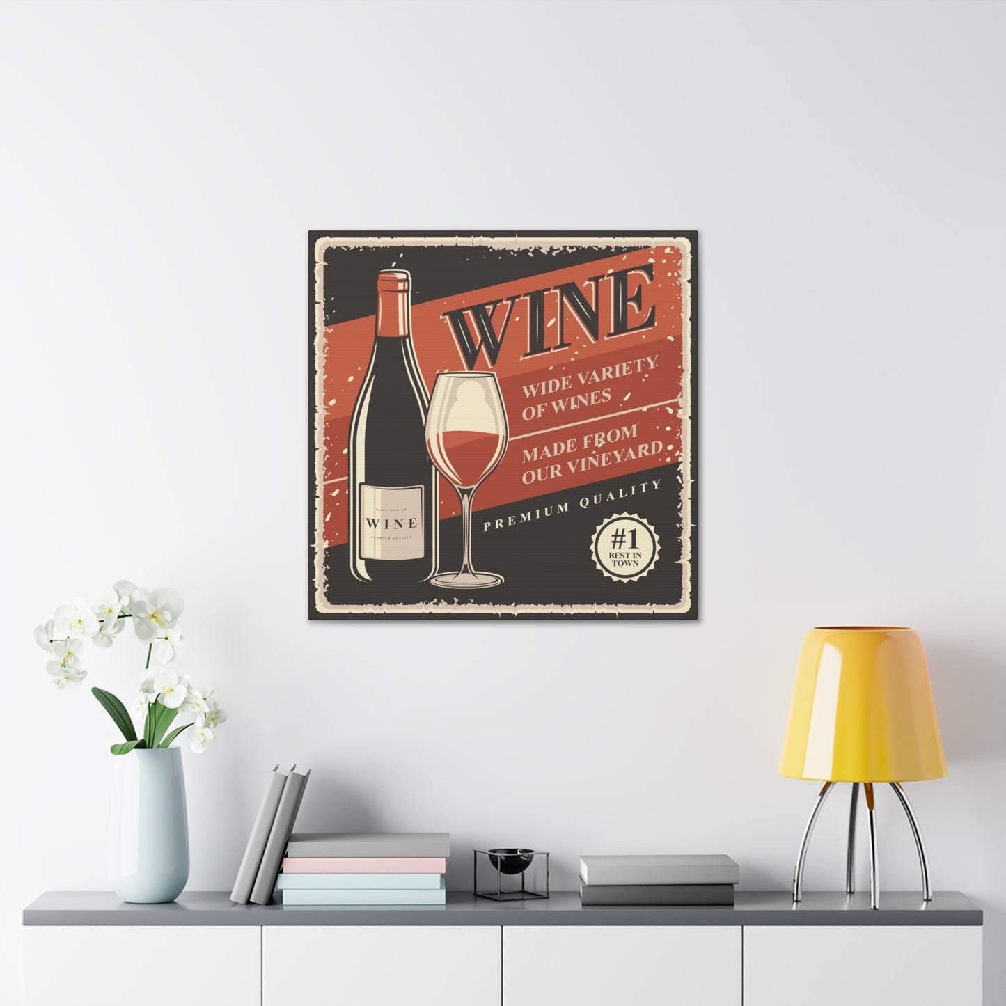 "Premium Quality Wine" Wall Art - Weave Got Gifts - Unique Gifts You Won’t Find Anywhere Else!