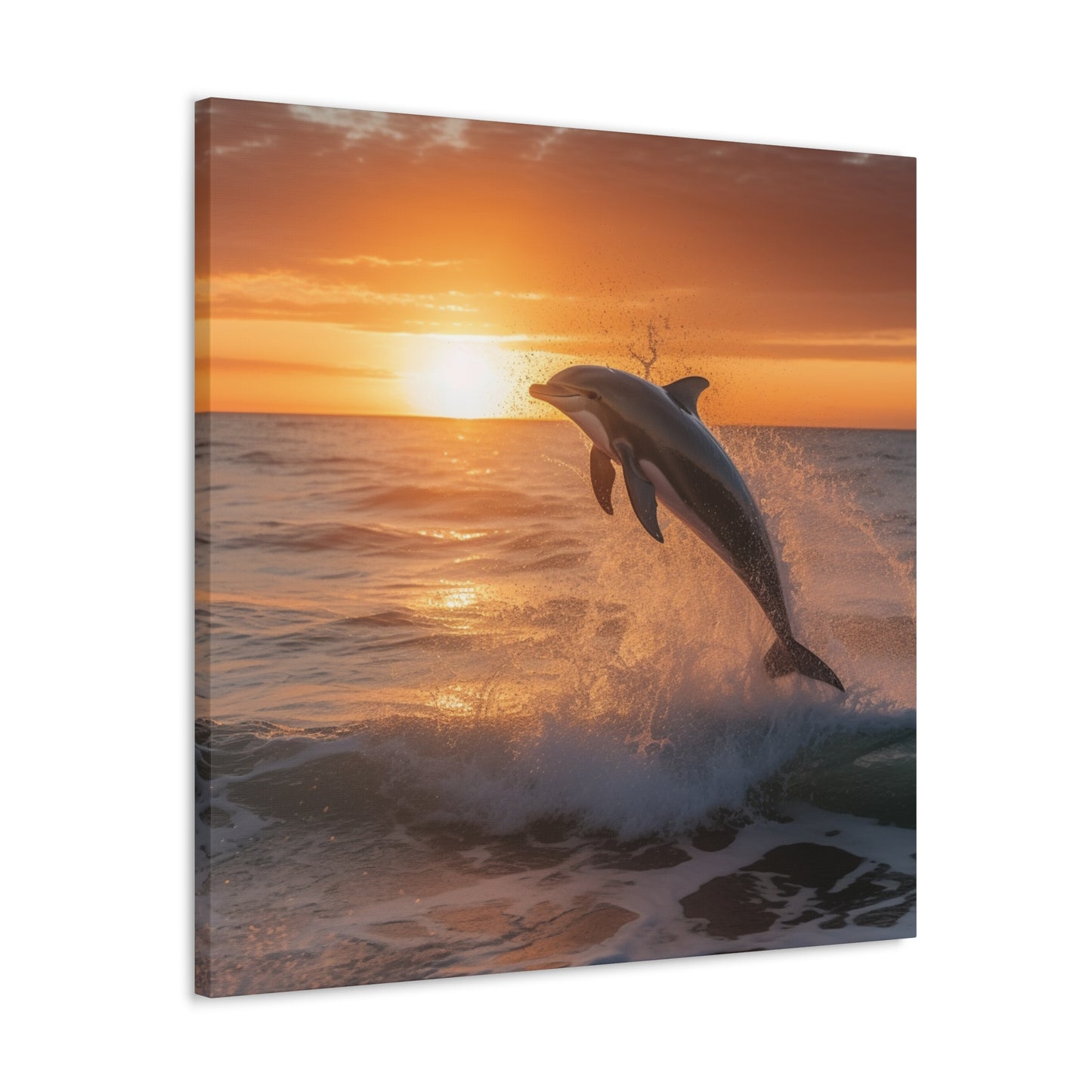 "Dolphin Sunset" Wall Art - Weave Got Gifts - Unique Gifts You Won’t Find Anywhere Else!
