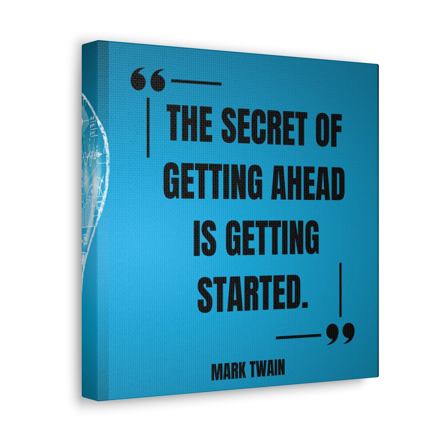 "The Secret To Getting Ahead" Wall Art - Weave Got Gifts - Unique Gifts You Won’t Find Anywhere Else!
