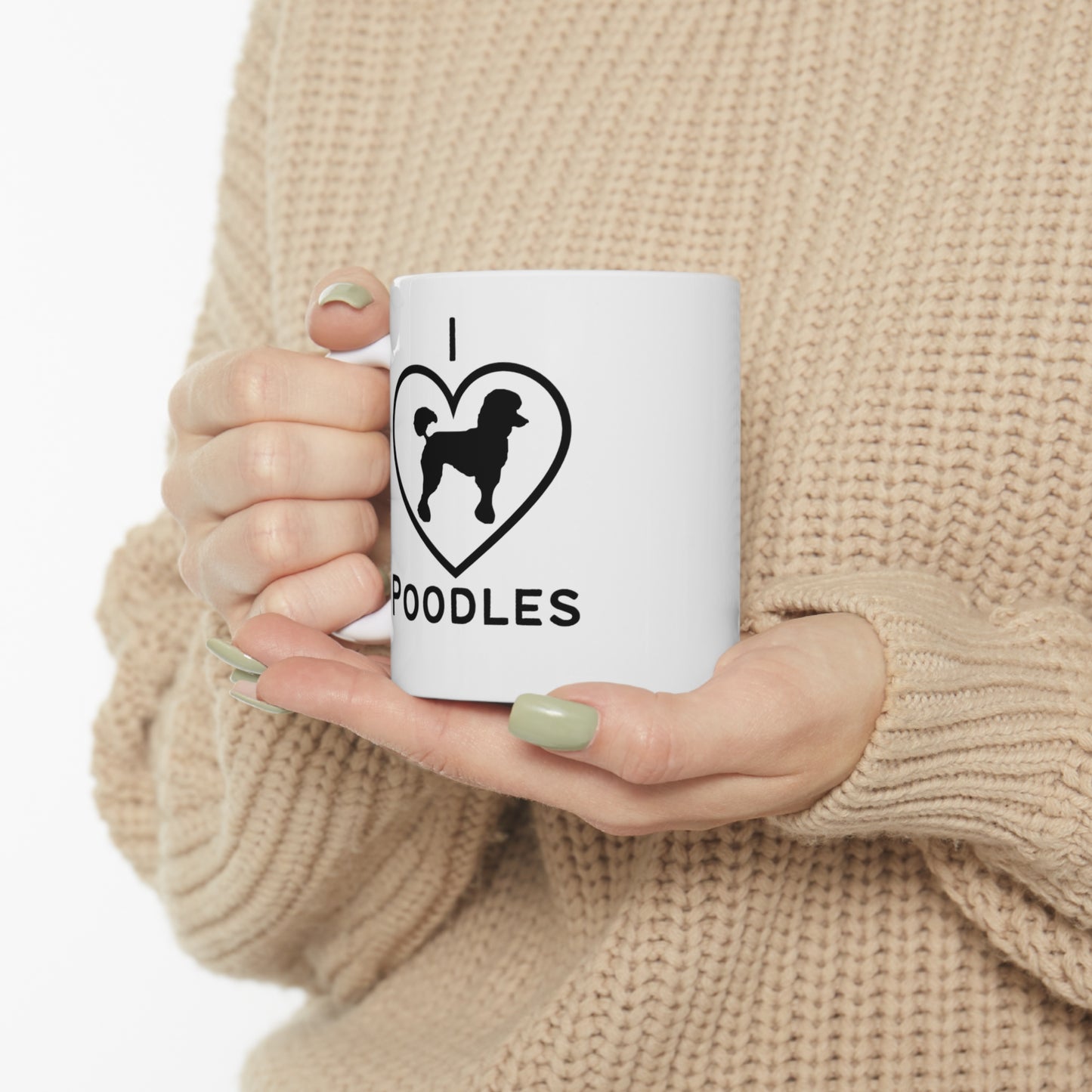 Poodle lover coffee mug