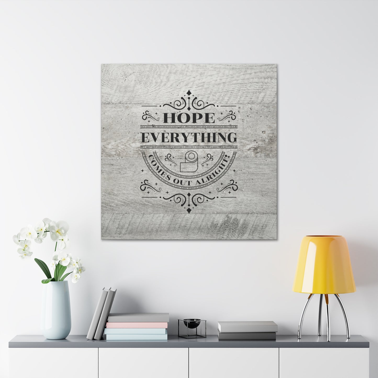 "Hope Everything Comes Out Alright" Wall Art - Weave Got Gifts - Unique Gifts You Won’t Find Anywhere Else!