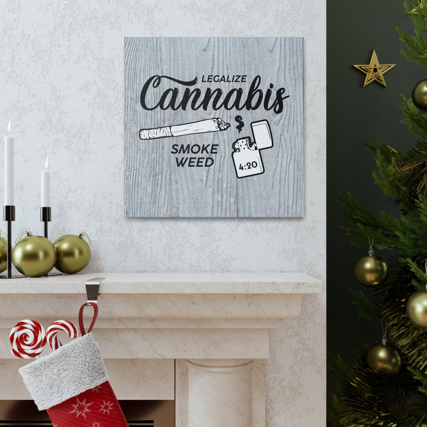 "Legalize Cannabis" Wall Art - Weave Got Gifts - Unique Gifts You Won’t Find Anywhere Else!