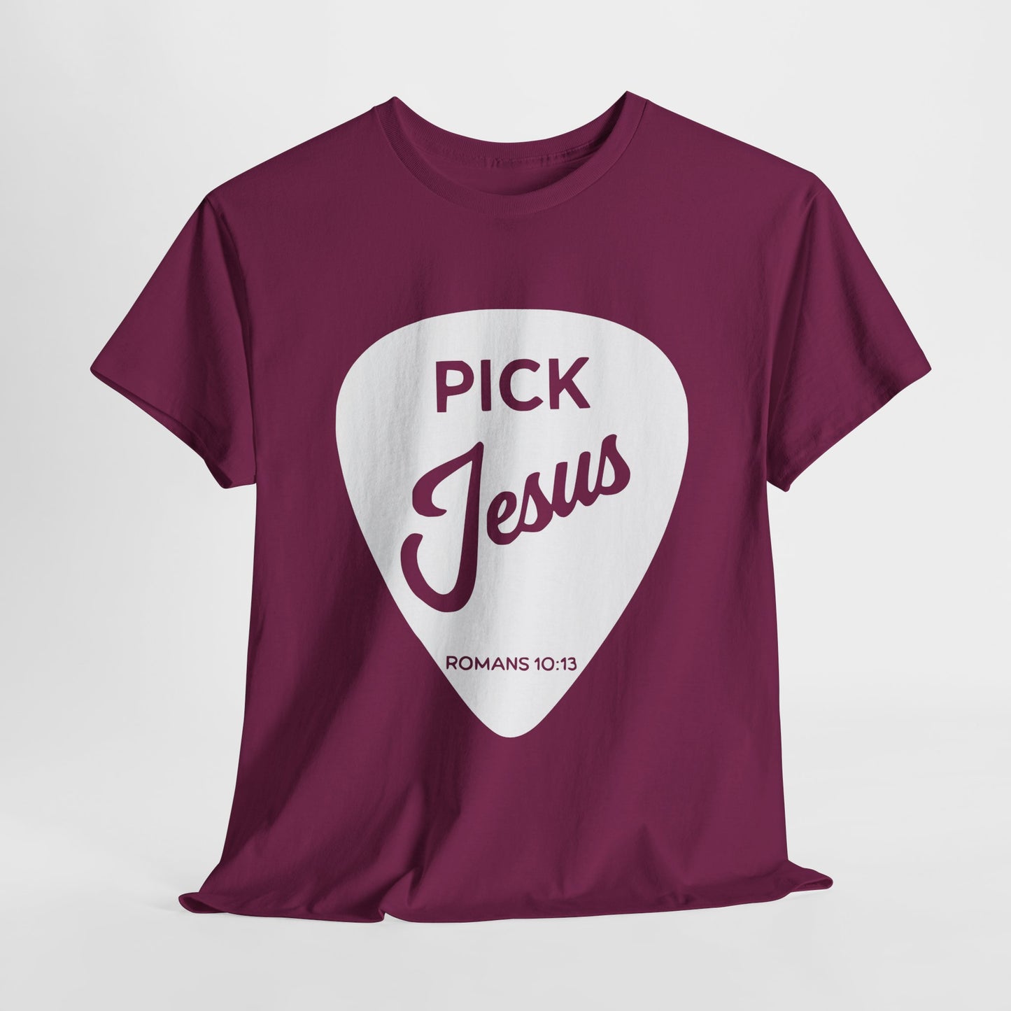 Christian worship team apparel guitar pick