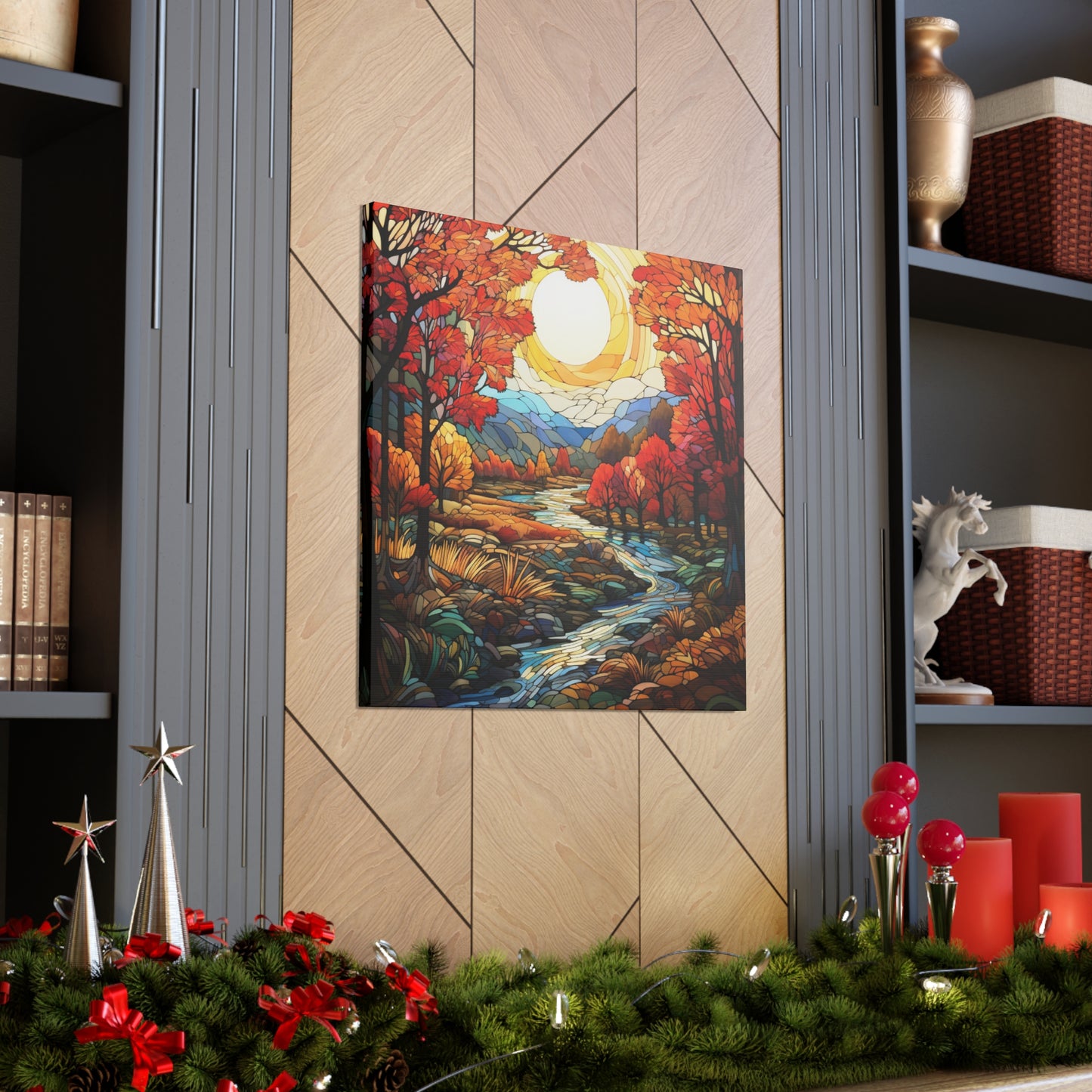 "Riverside Serenity" Wall Art - Weave Got Gifts - Unique Gifts You Won’t Find Anywhere Else!