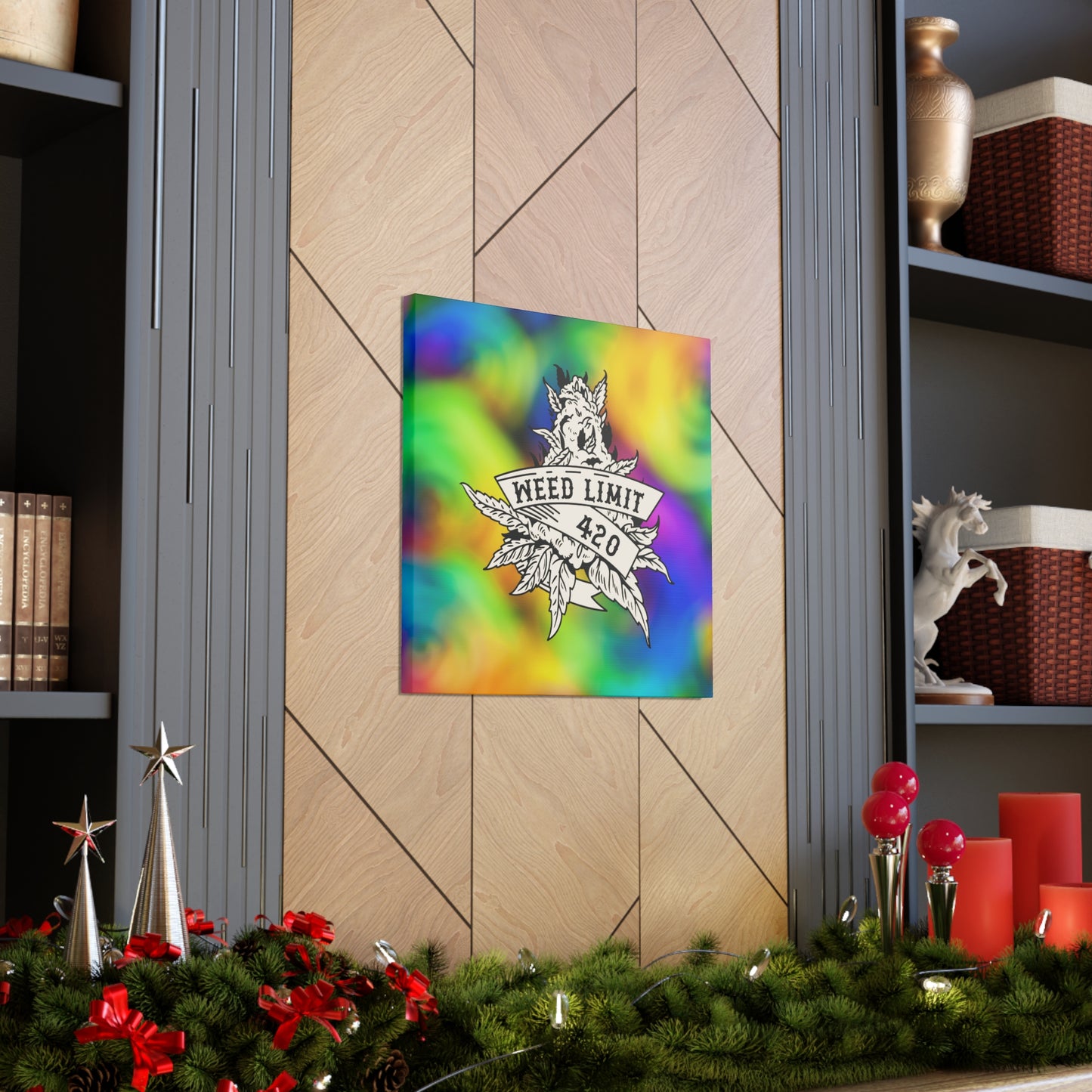 "Trippy Weed Limit 420" Wall Art - Weave Got Gifts - Unique Gifts You Won’t Find Anywhere Else!
