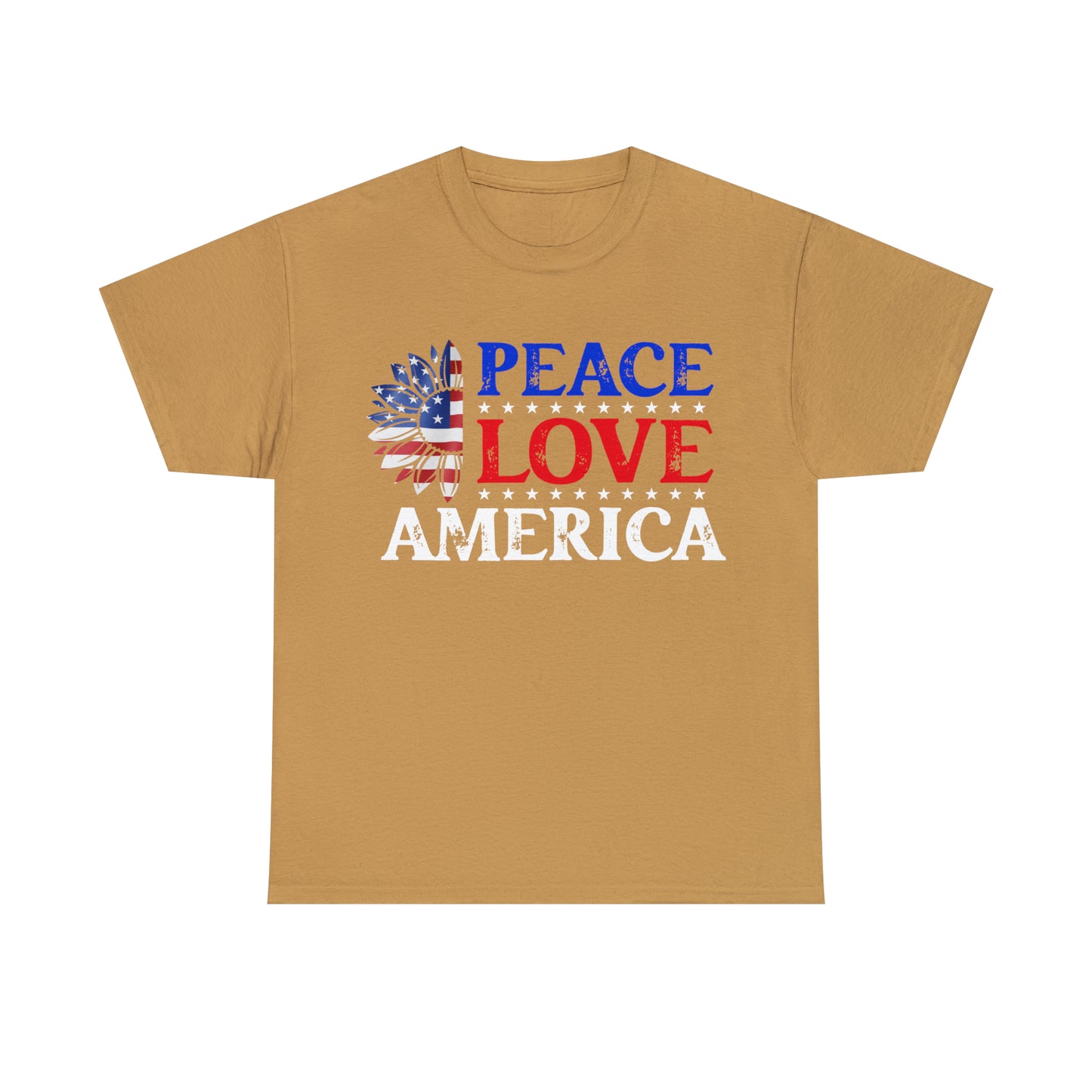 "Peace, Love, America" T-Shirt - Weave Got Gifts - Unique Gifts You Won’t Find Anywhere Else!